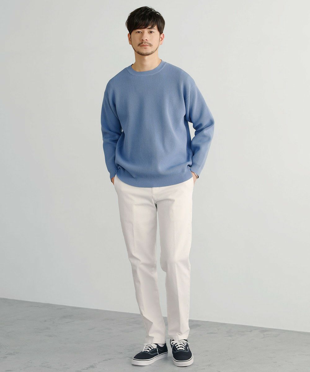 カジュアル THE CASUAL SPU 4WAYストレッチウォッシャブルニット （ブルーグレー） ブルーグレー