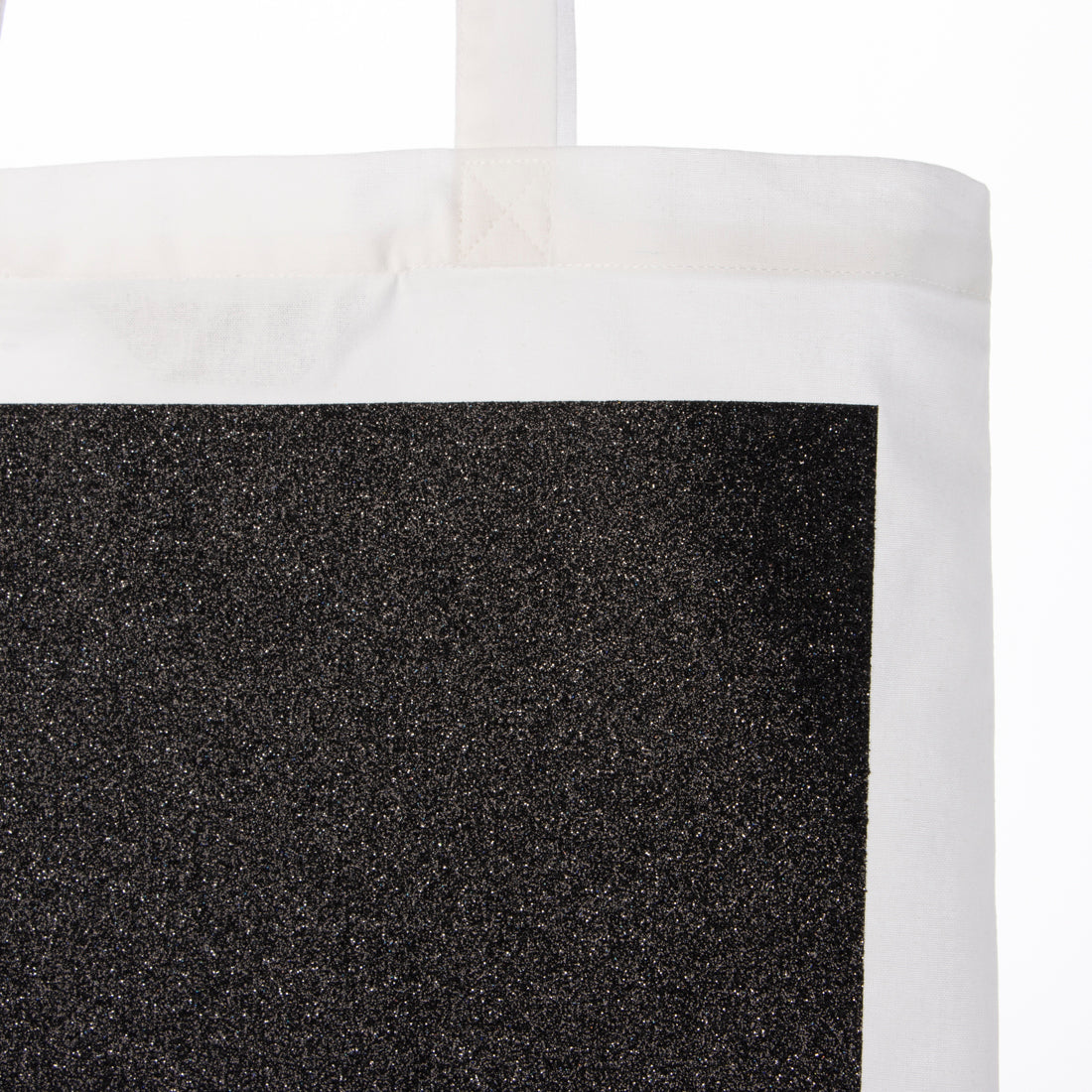 スタースタイリング STARSTYLING 01-E-G BIG SQUARE TOTE BAG-WHITE （WHITE-GLITTER-BLACK） WHITE-GLITTER-BLACK