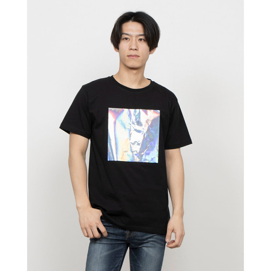 【正規取扱店】スタースタイリング STARSTYLING T-Shirt （BLACK / HOLOGRAPHIC） BLACK / HOLOGRAPHIC
