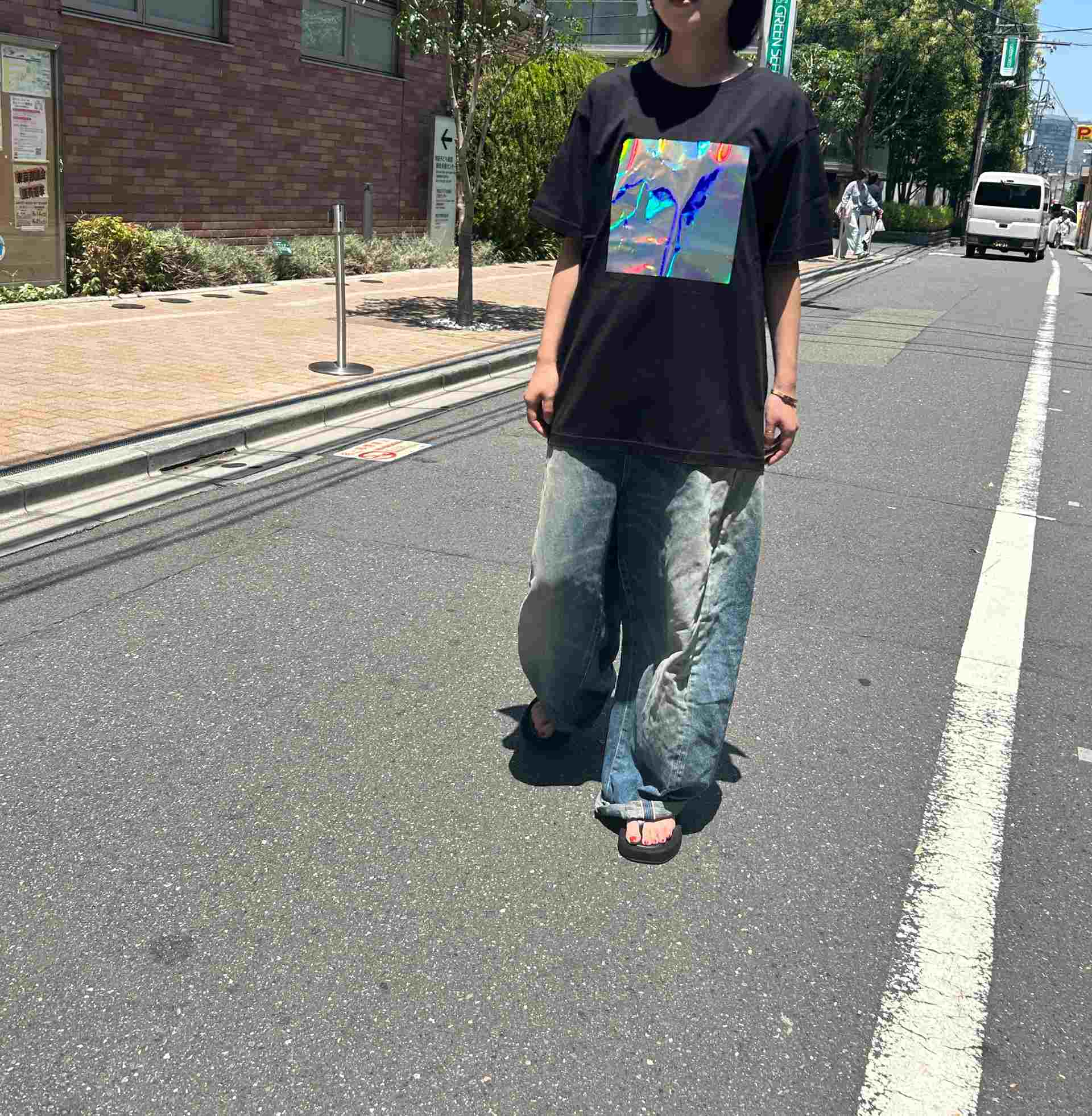 【正規取扱店】スタースタイリング STARSTYLING T-Shirt （BLACK / HOLOGRAPHIC） BLACK / HOLOGRAPHIC