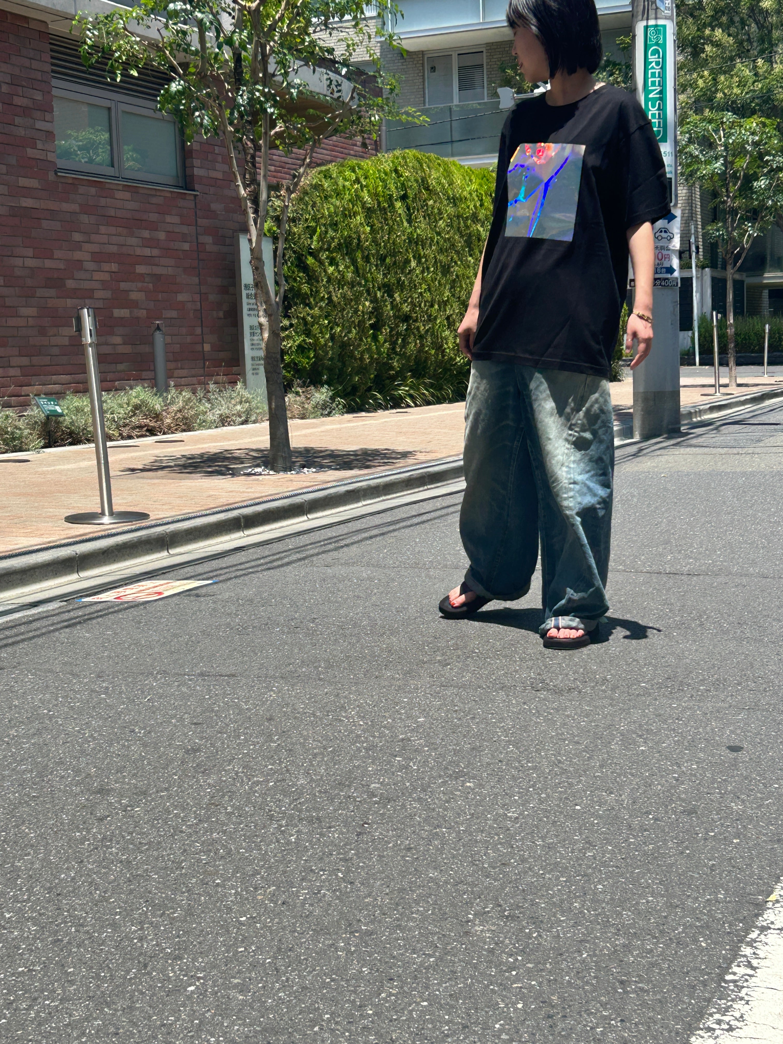 【正規取扱店】スタースタイリング STARSTYLING T-Shirt （BLACK / HOLOGRAPHIC） BLACK / HOLOGRAPHIC