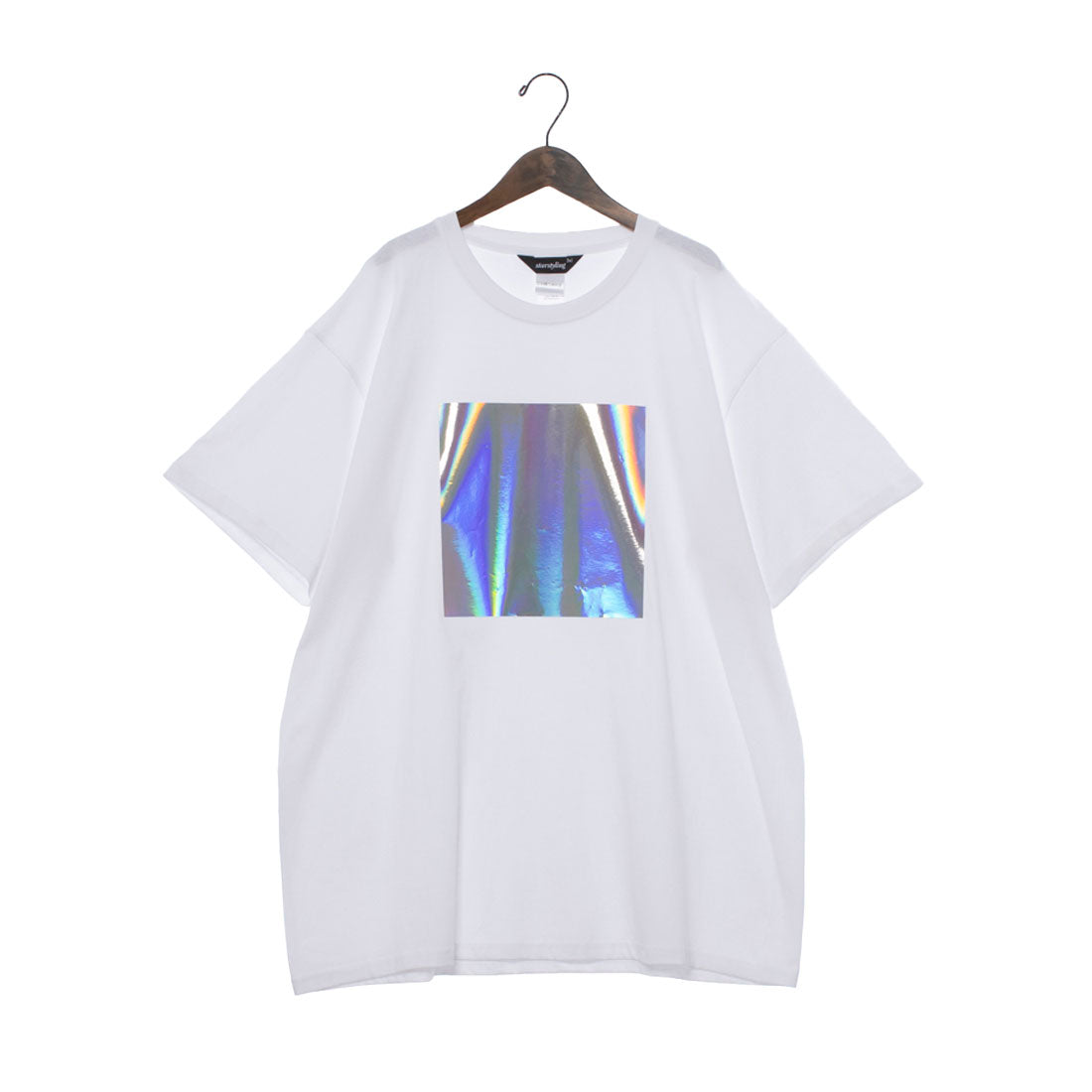 【正規取扱店】スタースタイリング STARSTYLING T-Shirt （WHITE / HOLOGRAPHIC） WHITE / HOLOGRAPHIC