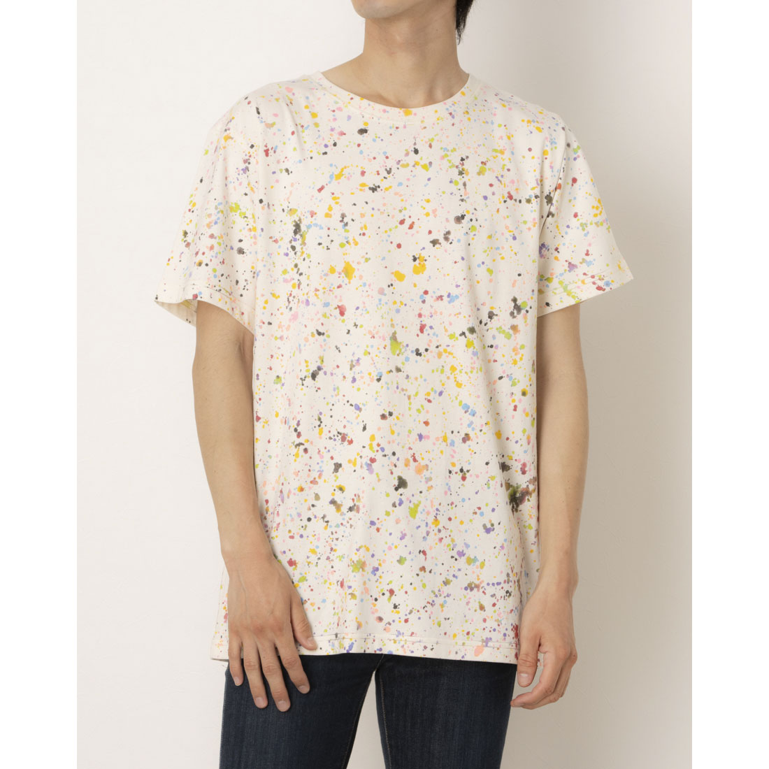 スタースタイリング STARSTYLING H01 SS19 TS POLLO T-SHIRT （NATURAL / UNIQUE-HANDPAINTED） NATURAL / UNIQUE-HANDPAINTED