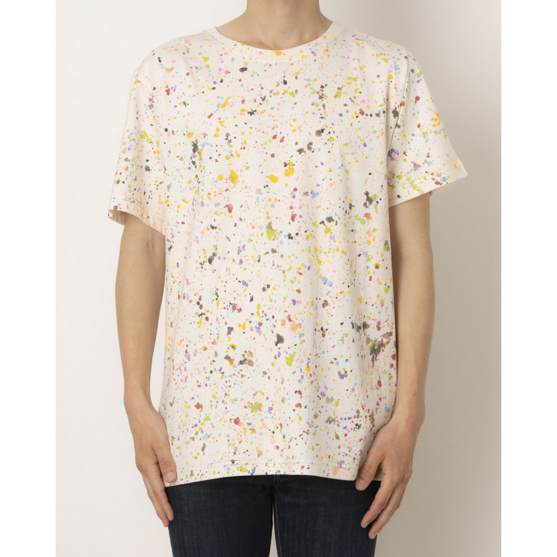 スタースタイリング STARSTYLING H01 SS19 TS POLLO T-SHIRT （NATURAL / UNIQUE-HANDPAINTED） NATURAL / UNIQUE-HANDPAINTED