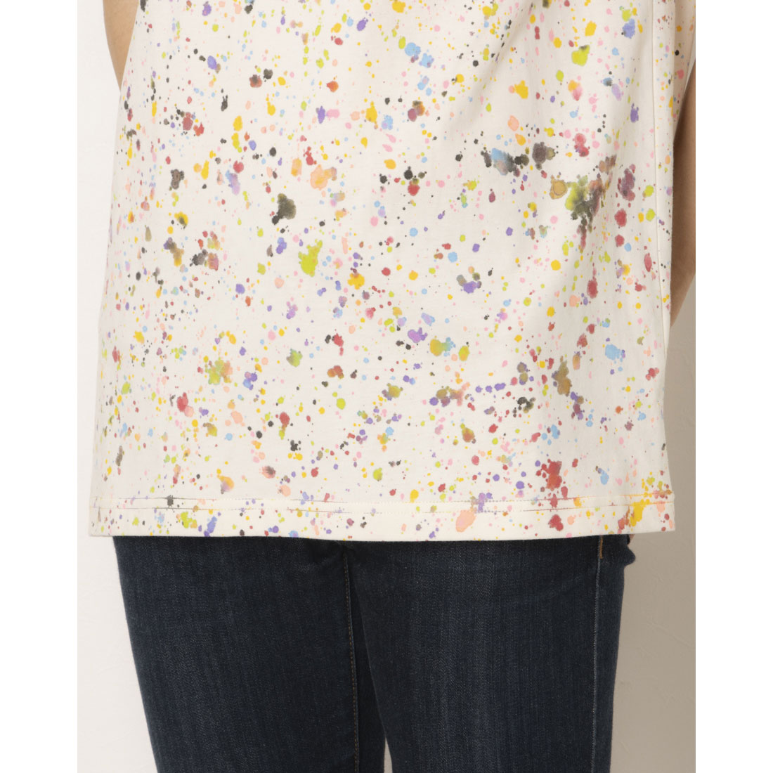 スタースタイリング STARSTYLING H01 SS19 TS POLLO T-SHIRT （NATURAL / UNIQUE-HANDPAINTED） NATURAL / UNIQUE-HANDPAINTED