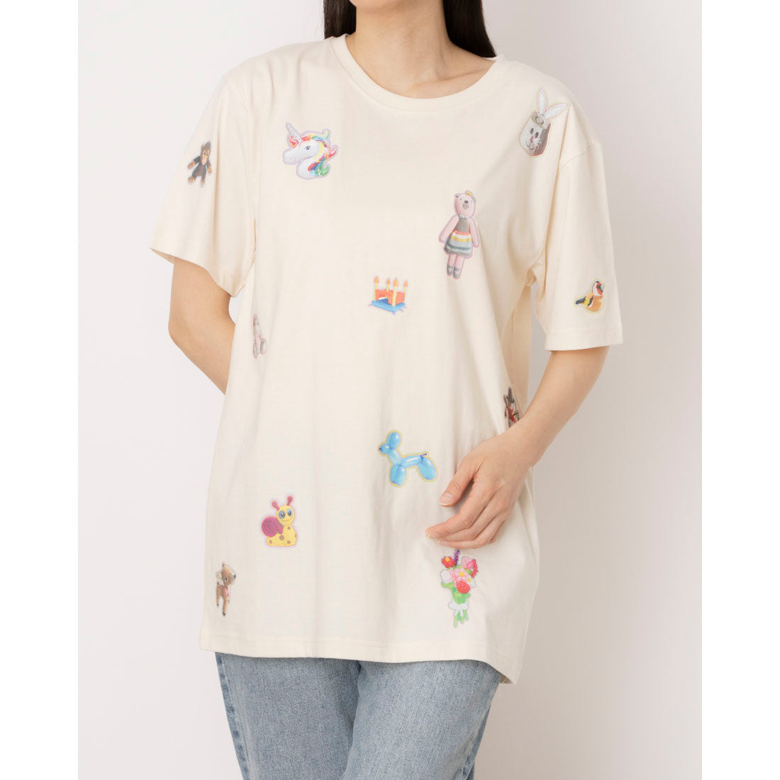 スタースタイリング STARSTYLING A 01 STICKIES T-SHIRT （NATURAL / MULTI） NATURAL / MULTI