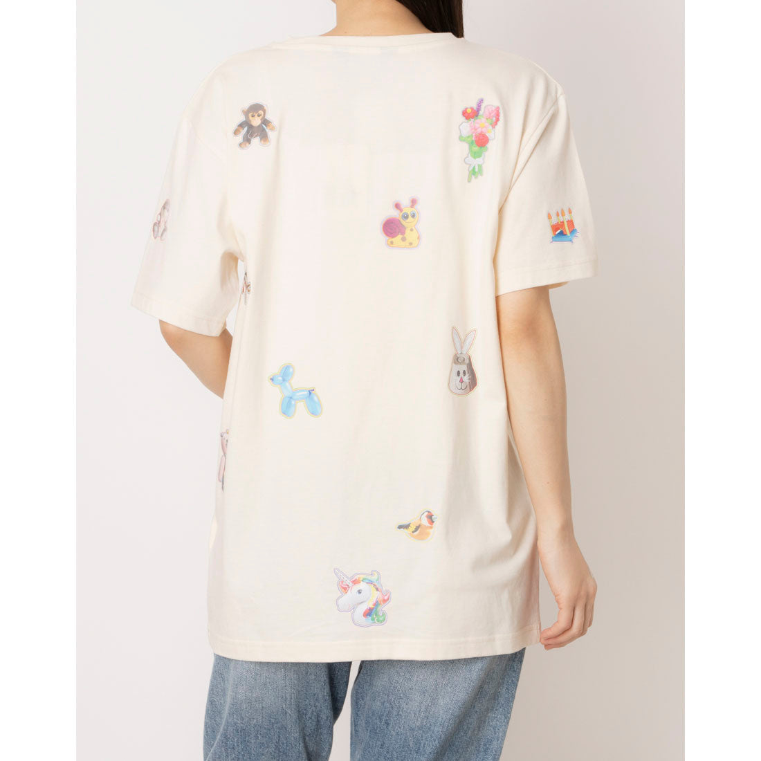 スタースタイリング STARSTYLING A 01 STICKIES T-SHIRT （NATURAL / MULTI） NATURAL / MULTI