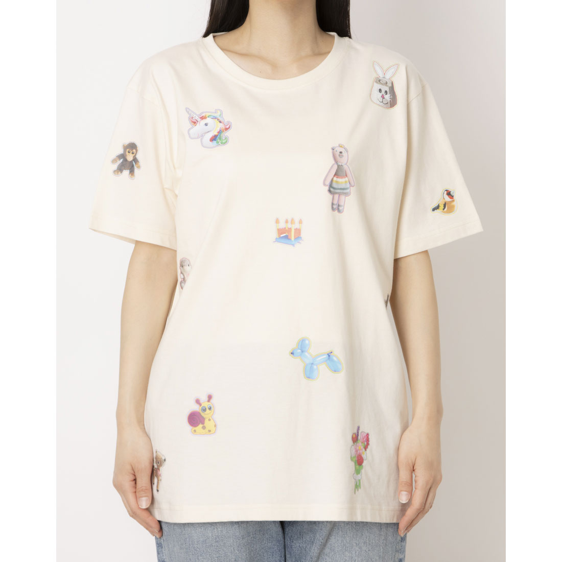 スタースタイリング STARSTYLING A 01 STICKIES T-SHIRT （NATURAL / MULTI） NATURAL / MULTI