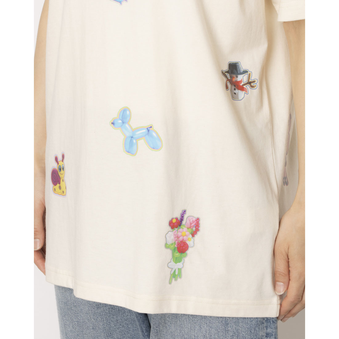 スタースタイリング STARSTYLING A 01 STICKIES T-SHIRT （NATURAL / MULTI） NATURAL / MULTI