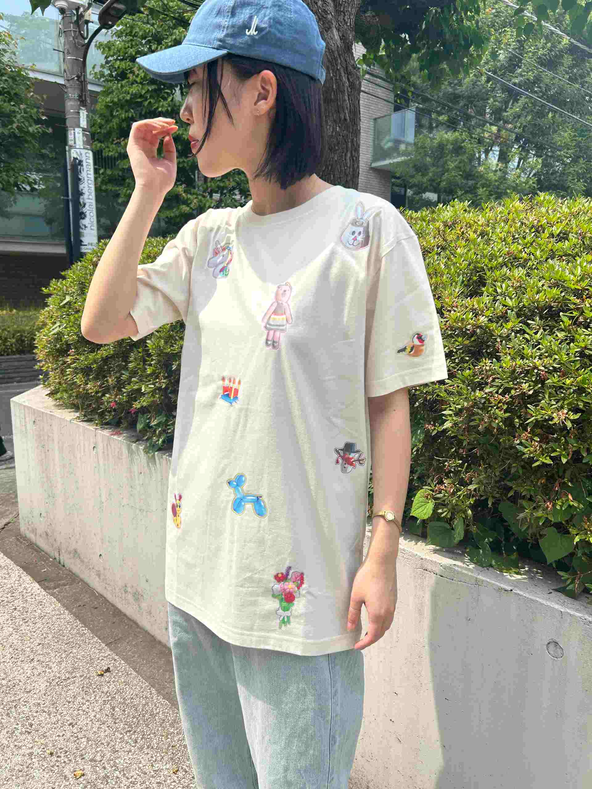 スタースタイリング STARSTYLING A 01 STICKIES T-SHIRT （NATURAL / MULTI） NATURAL / MULTI