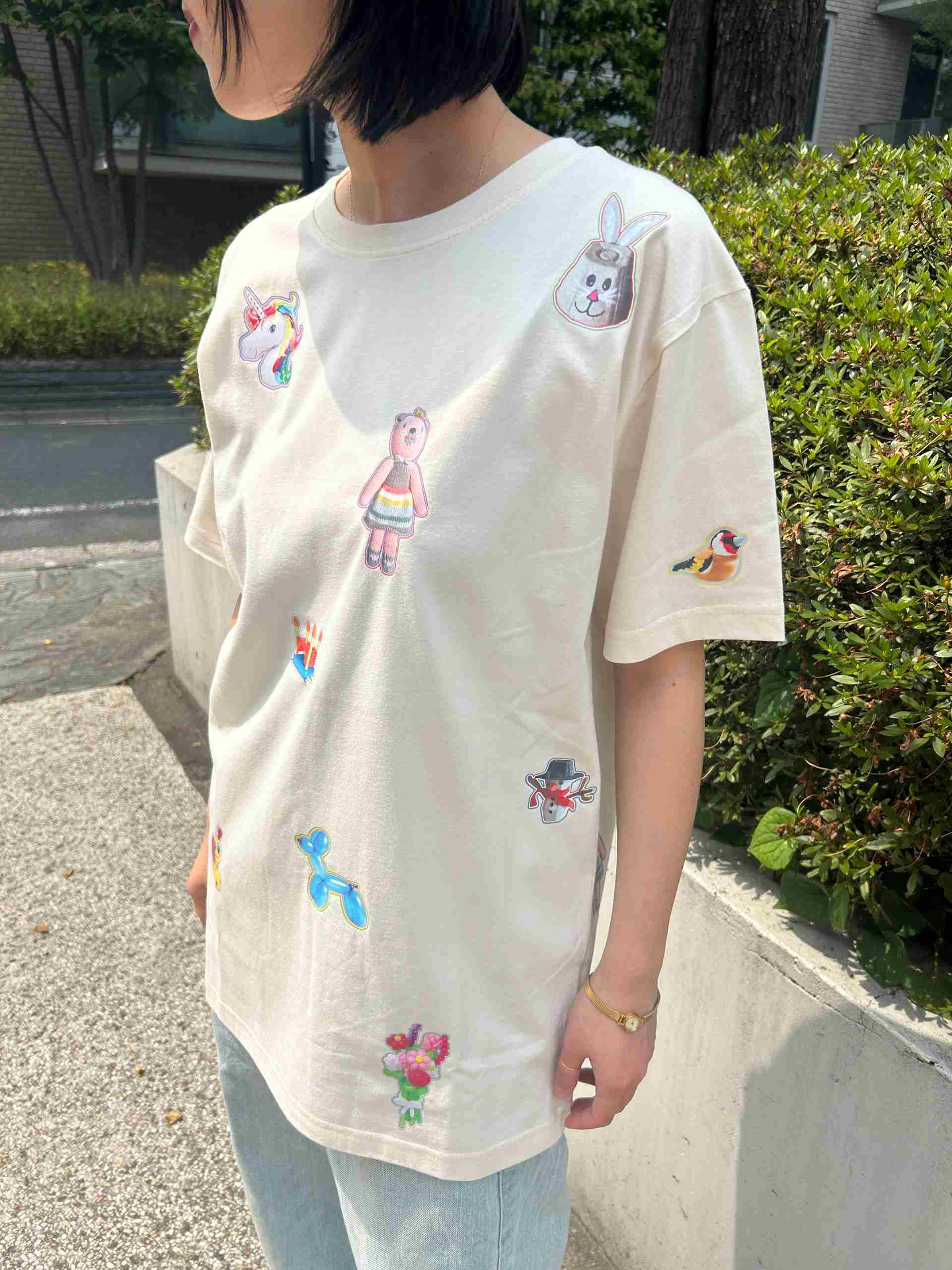 スタースタイリング STARSTYLING A 01 STICKIES T-SHIRT （NATURAL / MULTI） NATURAL / MULTI