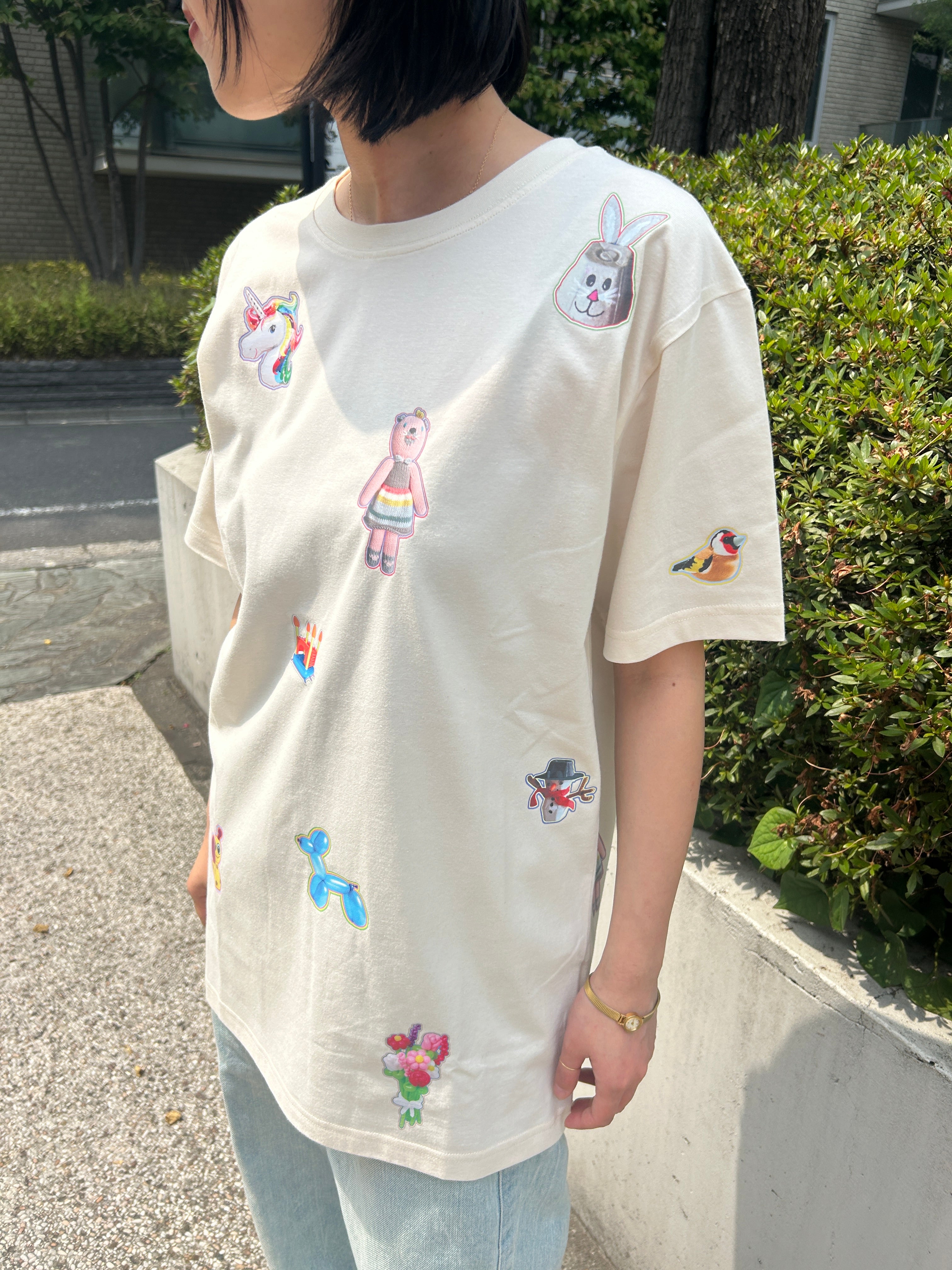 スタースタイリング STARSTYLING A 01 STICKIES T-SHIRT （NATURAL / MULTI） NATURAL / MULTI