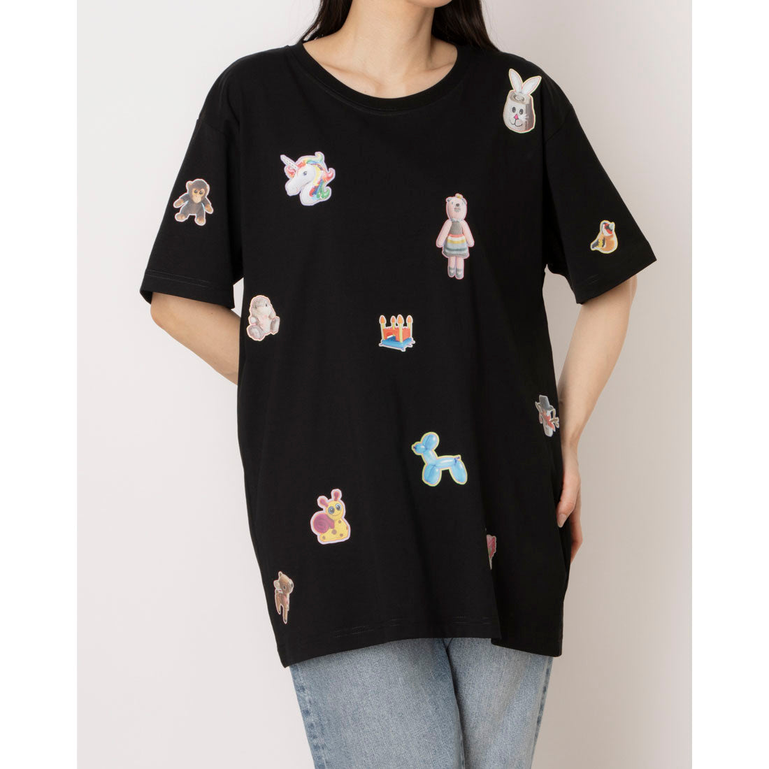スタースタイリング STARSTYLING A 01 STICKIES T-SHIRT （BLACK / MULTI） BLACK / MULTI