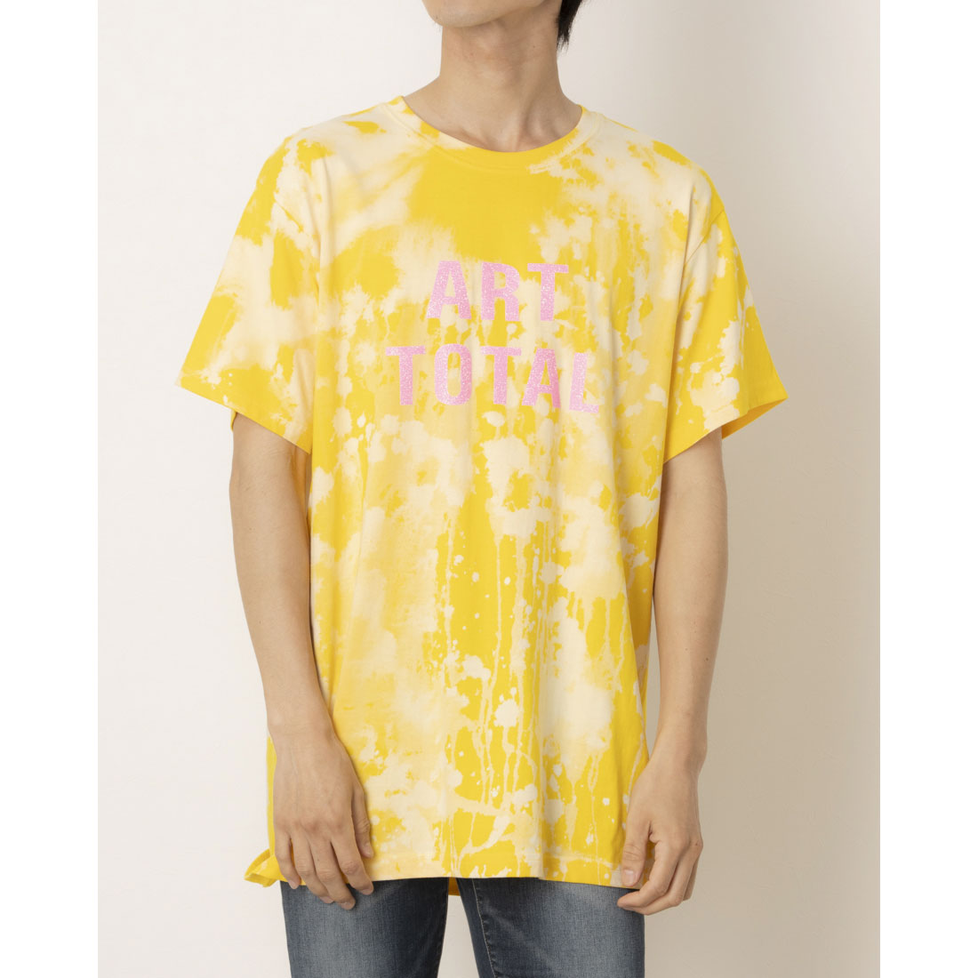 スタースタイリング STARSTYLING 18-TS ART TOTAL T-SHIRT （YELLOW / GLITTER-PINK） YELLOW / GLITTER-PINK