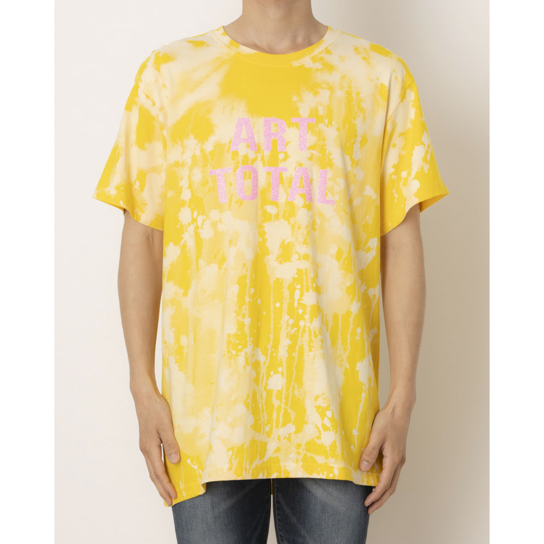 スタースタイリング STARSTYLING 18-TS ART TOTAL T-SHIRT （YELLOW / GLITTER-PINK） YELLOW / GLITTER-PINK