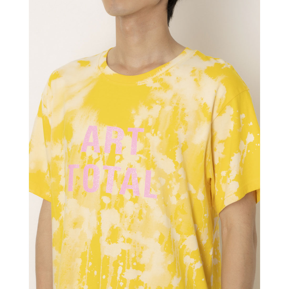 スタースタイリング STARSTYLING 18-TS ART TOTAL T-SHIRT （YELLOW / GLITTER-PINK） YELLOW / GLITTER-PINK
