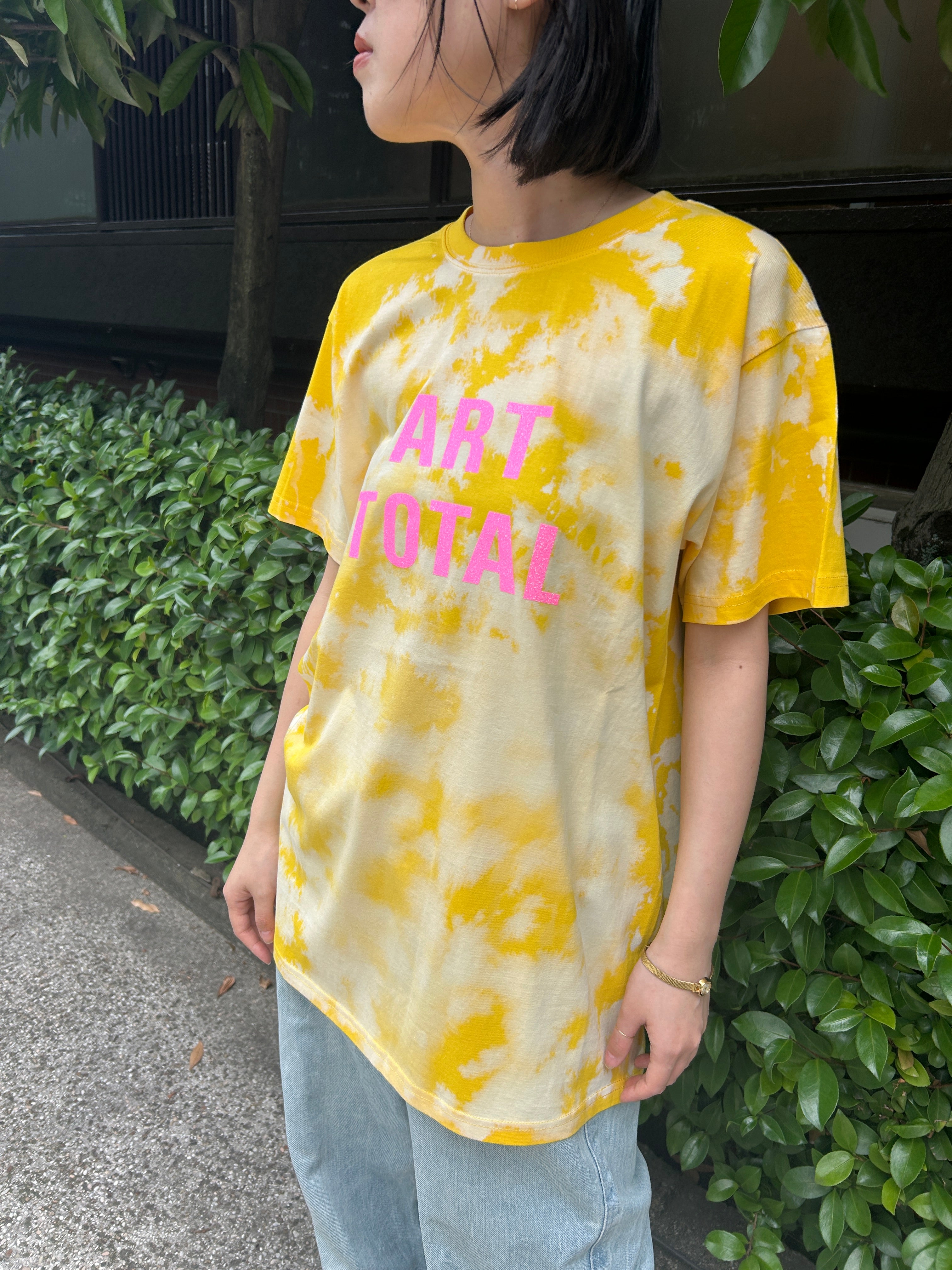 スタースタイリング STARSTYLING 18-TS ART TOTAL T-SHIRT （YELLOW / GLITTER-PINK） YELLOW / GLITTER-PINK