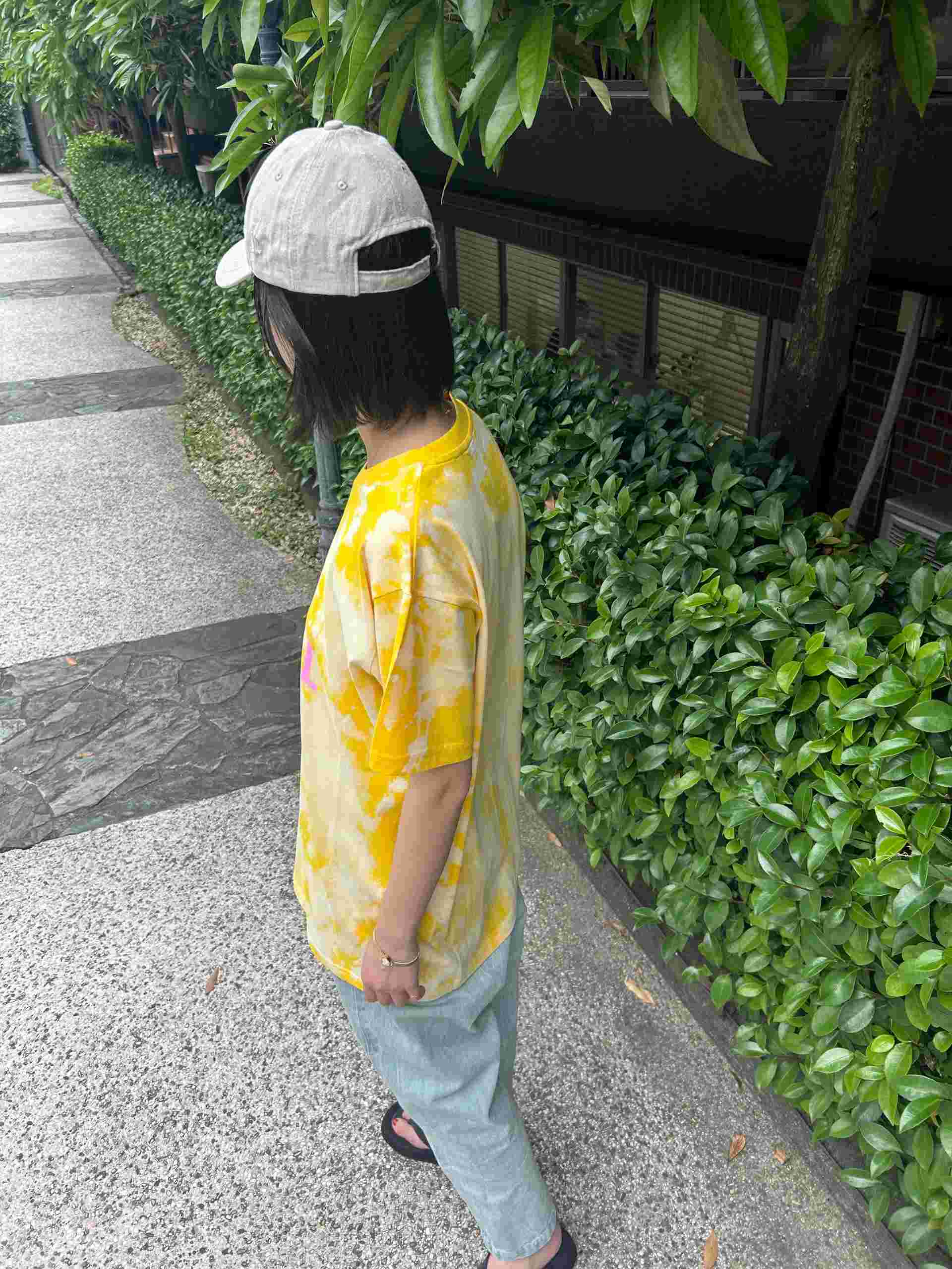 スタースタイリング STARSTYLING 18-TS ART TOTAL T-SHIRT （YELLOW / GLITTER-PINK） YELLOW / GLITTER-PINK
