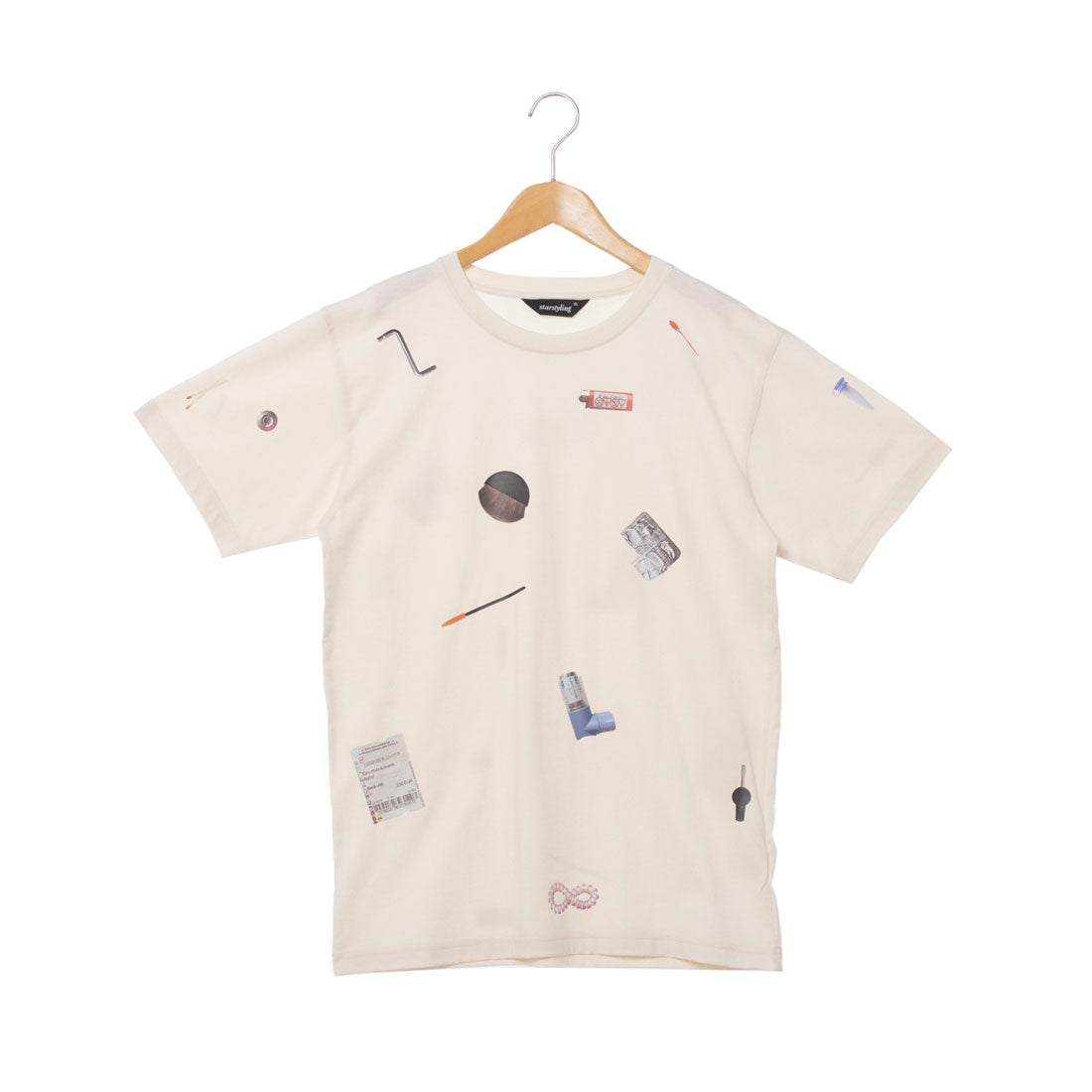 スタースタイリング STARSTYLING C01 SS19 TS THINGS T-SHIRT （NATURAL / MULTI） NATURAL / MULTI