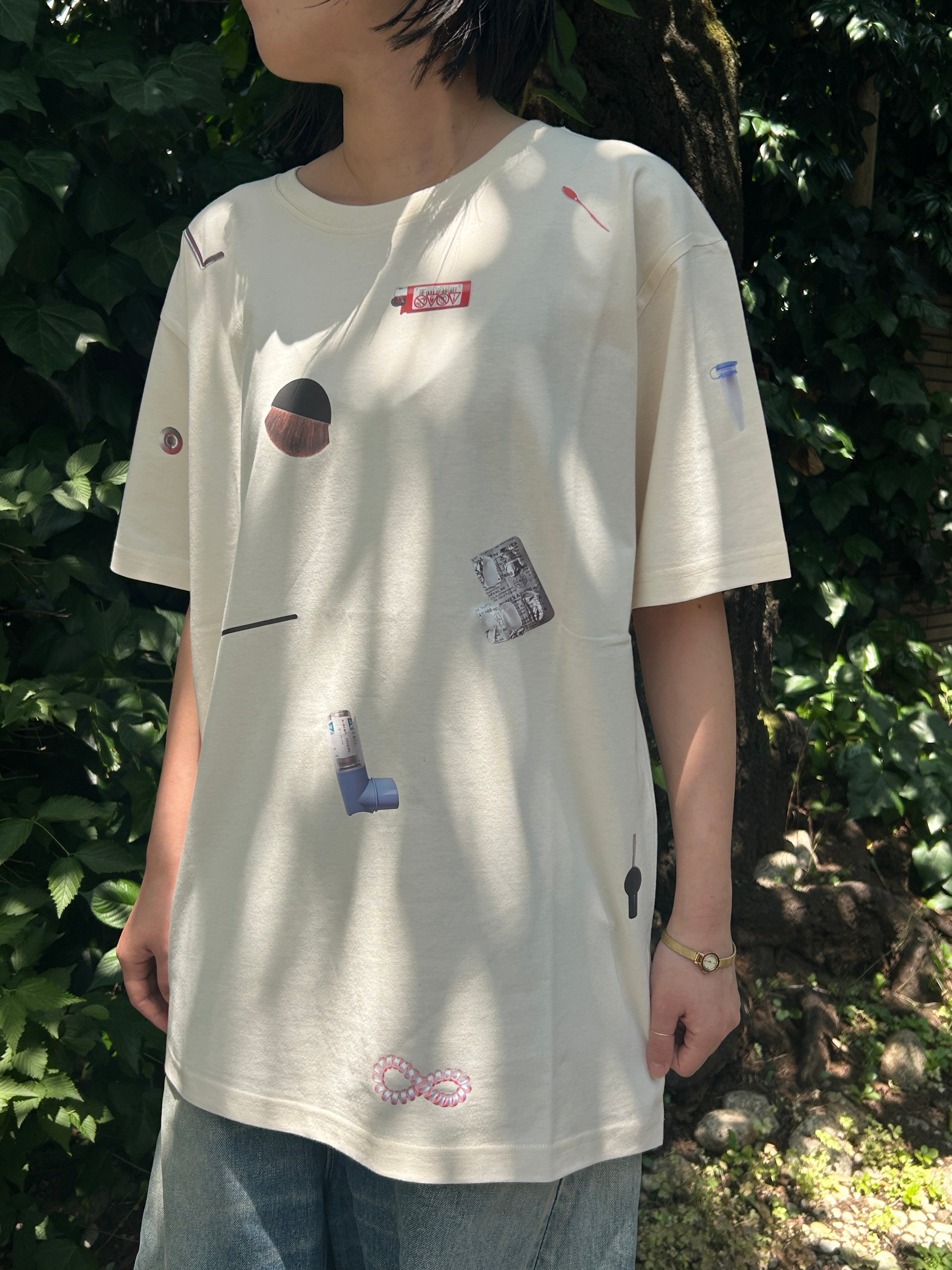 スタースタイリング STARSTYLING C01 SS19 TS THINGS T-SHIRT （NATURAL / MULTI） NATURAL / MULTI