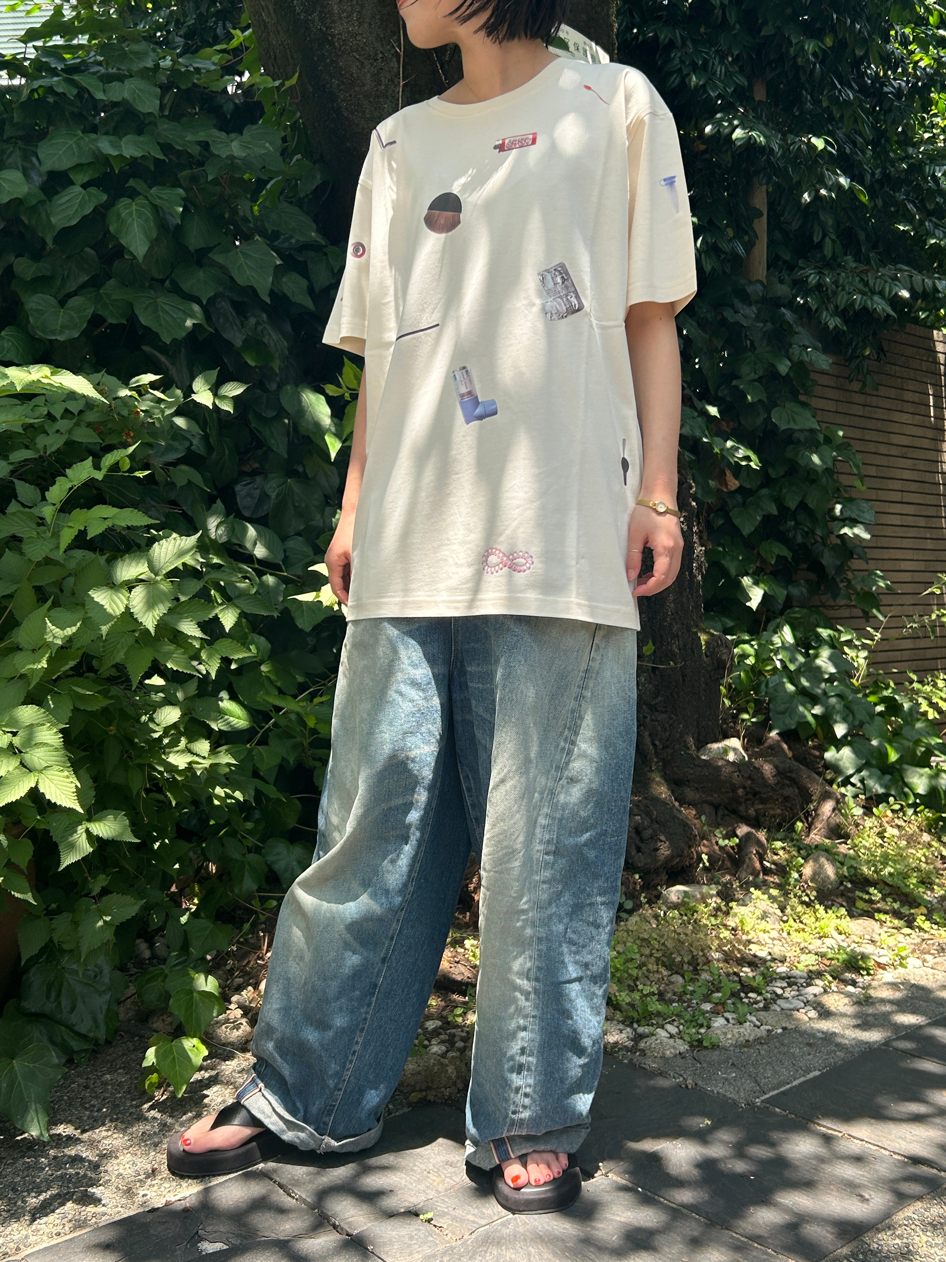 スタースタイリング STARSTYLING C01 SS19 TS THINGS T-SHIRT （NATURAL / MULTI） NATURAL / MULTI