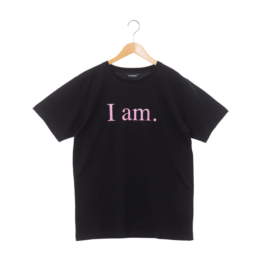 スタースタイリング STARSTYLING D01 SS19 TS I AM. T-SHIRT （BLACK / PINK） BLACK / PINK
