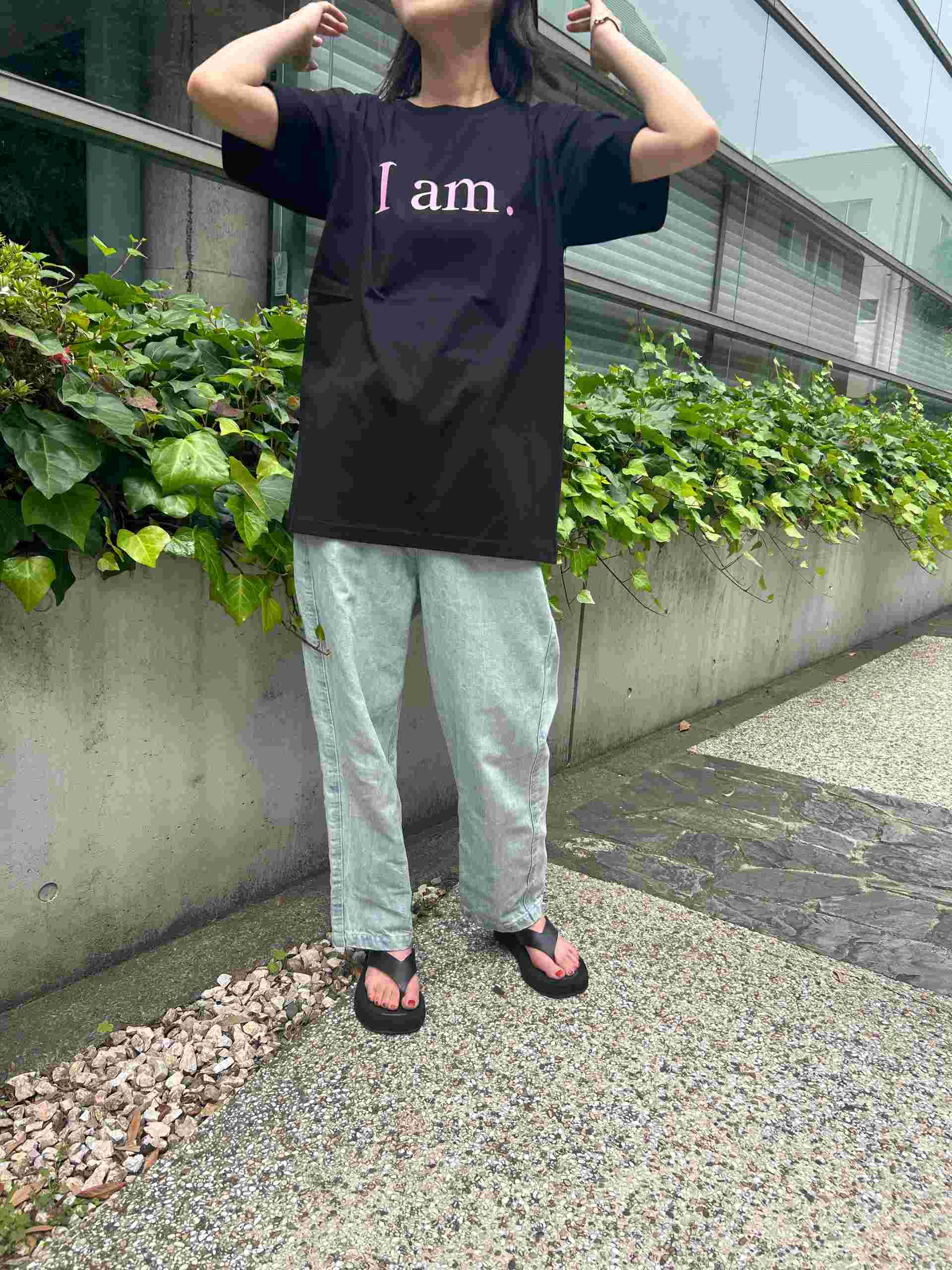 スタースタイリング STARSTYLING D01 SS19 TS I AM. T-SHIRT （BLACK / PINK） BLACK / PINK