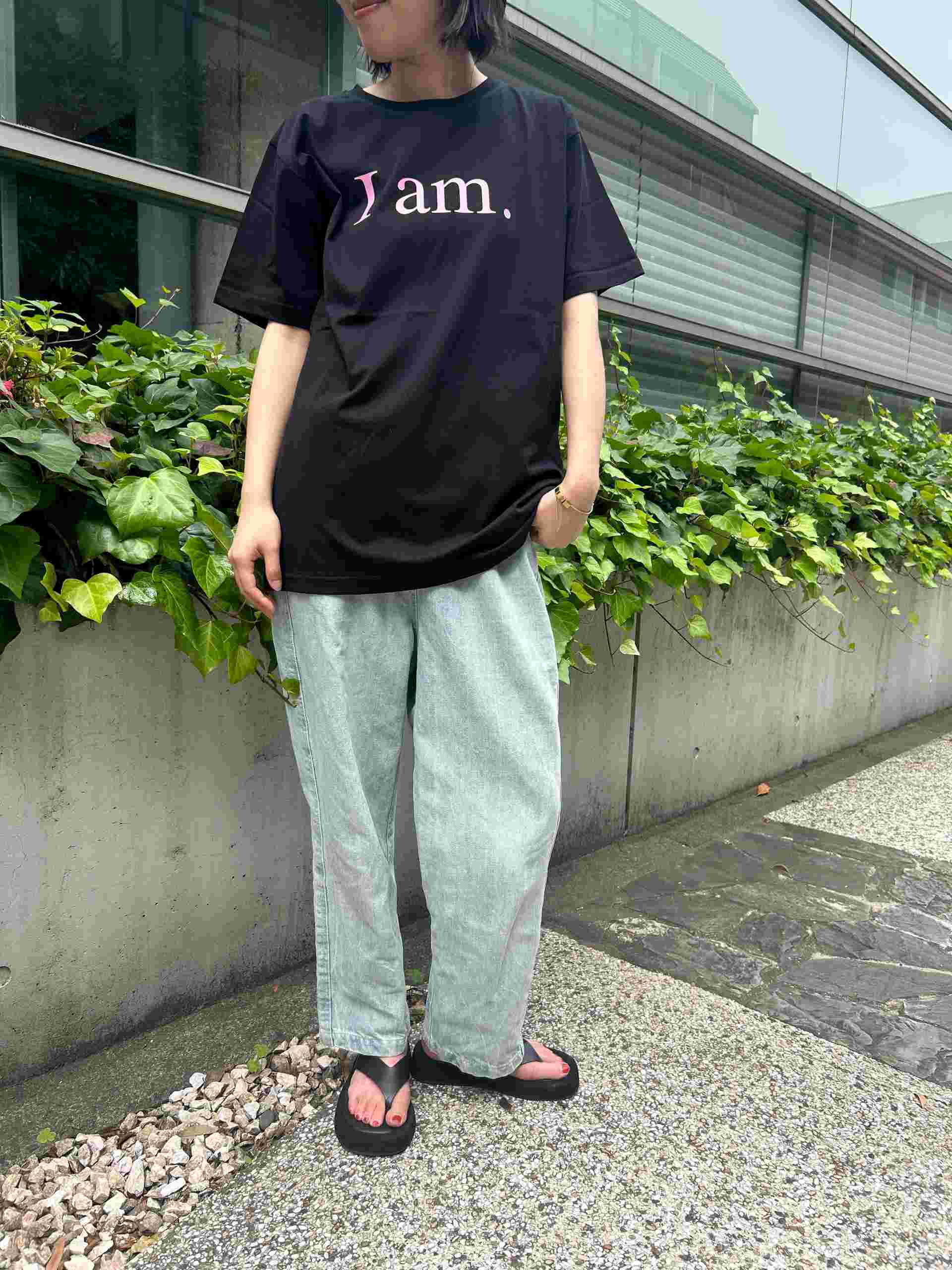 スタースタイリング STARSTYLING D01 SS19 TS I AM. T-SHIRT （BLACK / PINK） BLACK / PINK