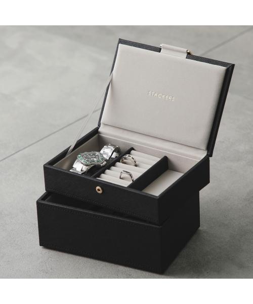 スタッカーズ STACKERS STACKERS ジュエリーボックス Mini Jewellery Box Set of 2 （75469/Black） 75469/Black