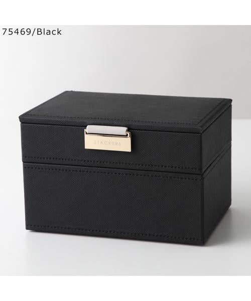 スタッカーズ STACKERS STACKERS ジュエリーボックス Mini Jewellery Box Set of 2 （75469/Black） 75469/Black