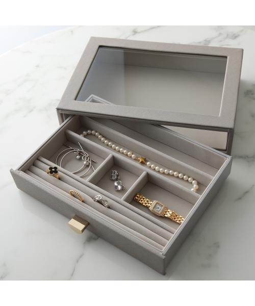 スタッカーズ STACKERS STACKERS ジュエリーケース Classic Glass Lid Drawer （75782/Taupe） 75782/Taupe