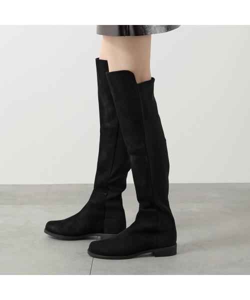 StuartWeitzman ロングブーツ 5050 S4465 スウェード （BLK/ブラック） BLK/ブラック