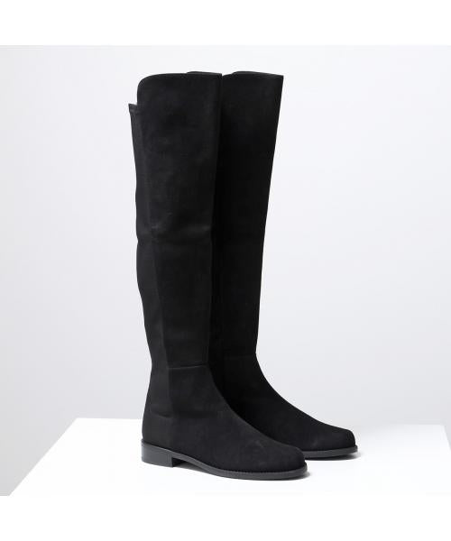 StuartWeitzman ロングブーツ 5050 S4465 スウェード （BLK/ブラック） BLK/ブラック