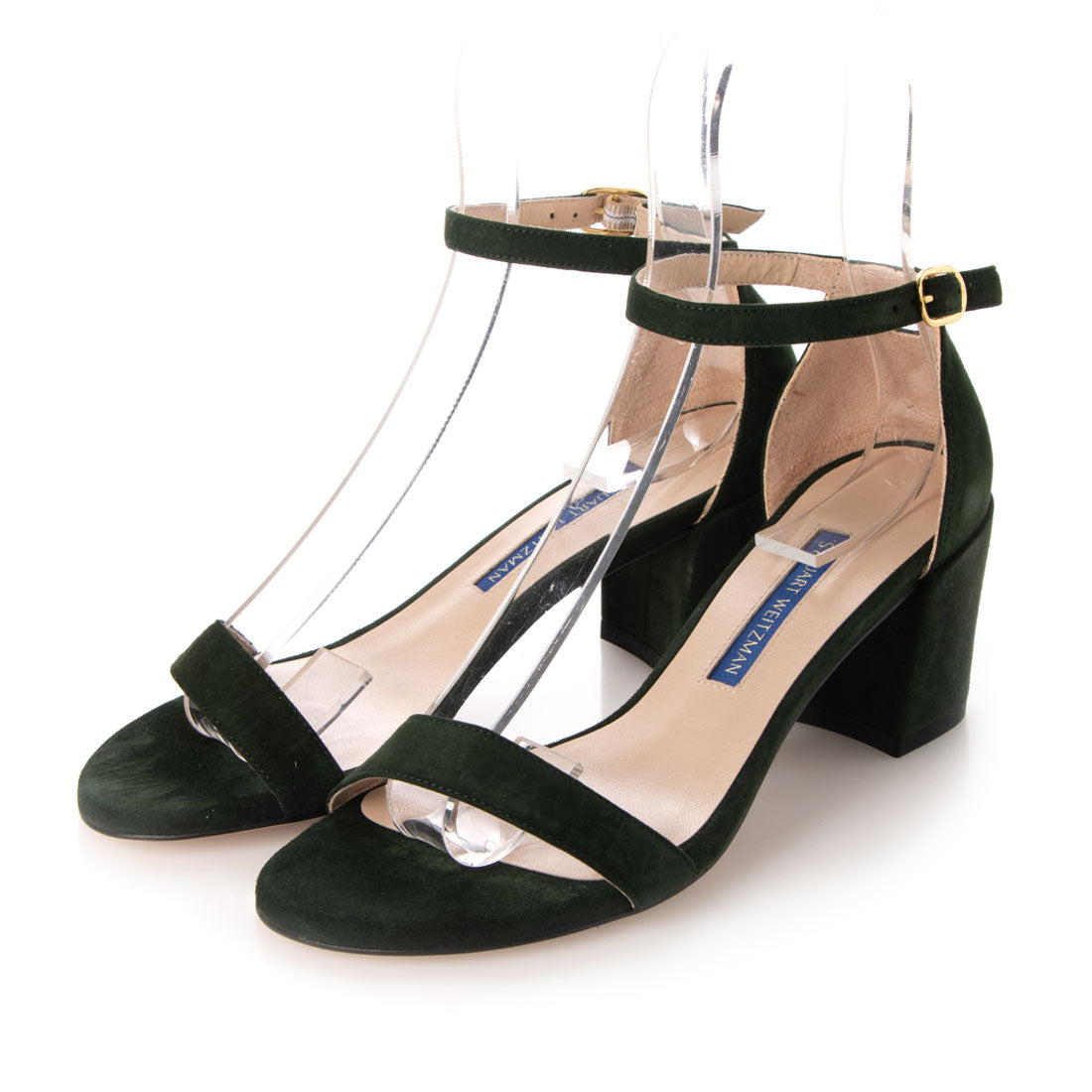 スチュアート ワイツマン STUART WEITZMAN SIMPLE スエードサンダル,FOREST SUEDE