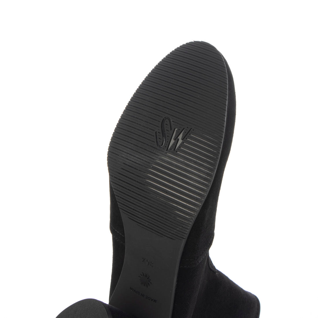 スチュアート ワイツマン STUART WEITZMAN ラウンドトゥスエードミッドヒールブーツ