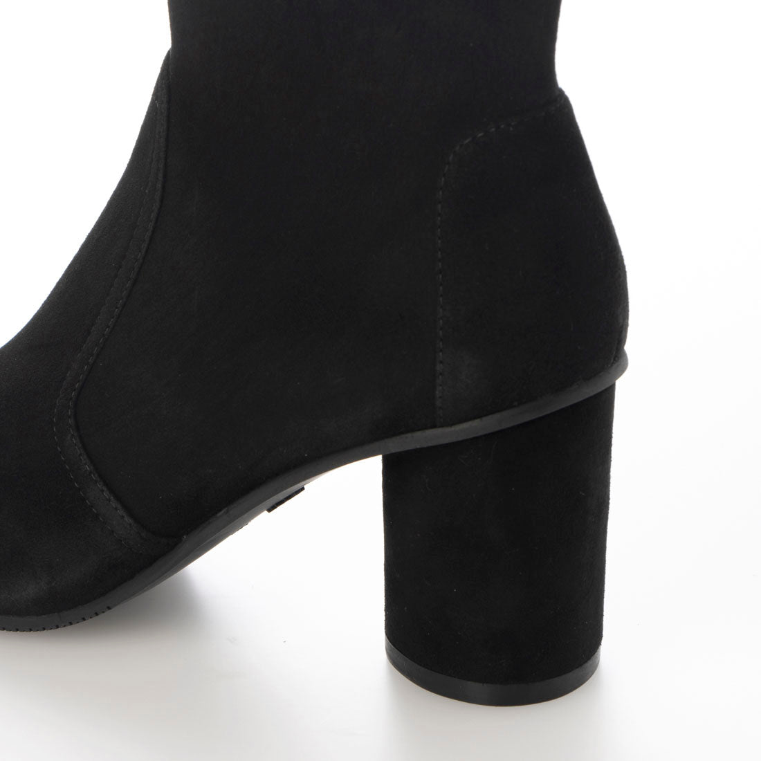 スチュアート ワイツマン STUART WEITZMAN ラウンドトゥスエードミッドヒールブーツ