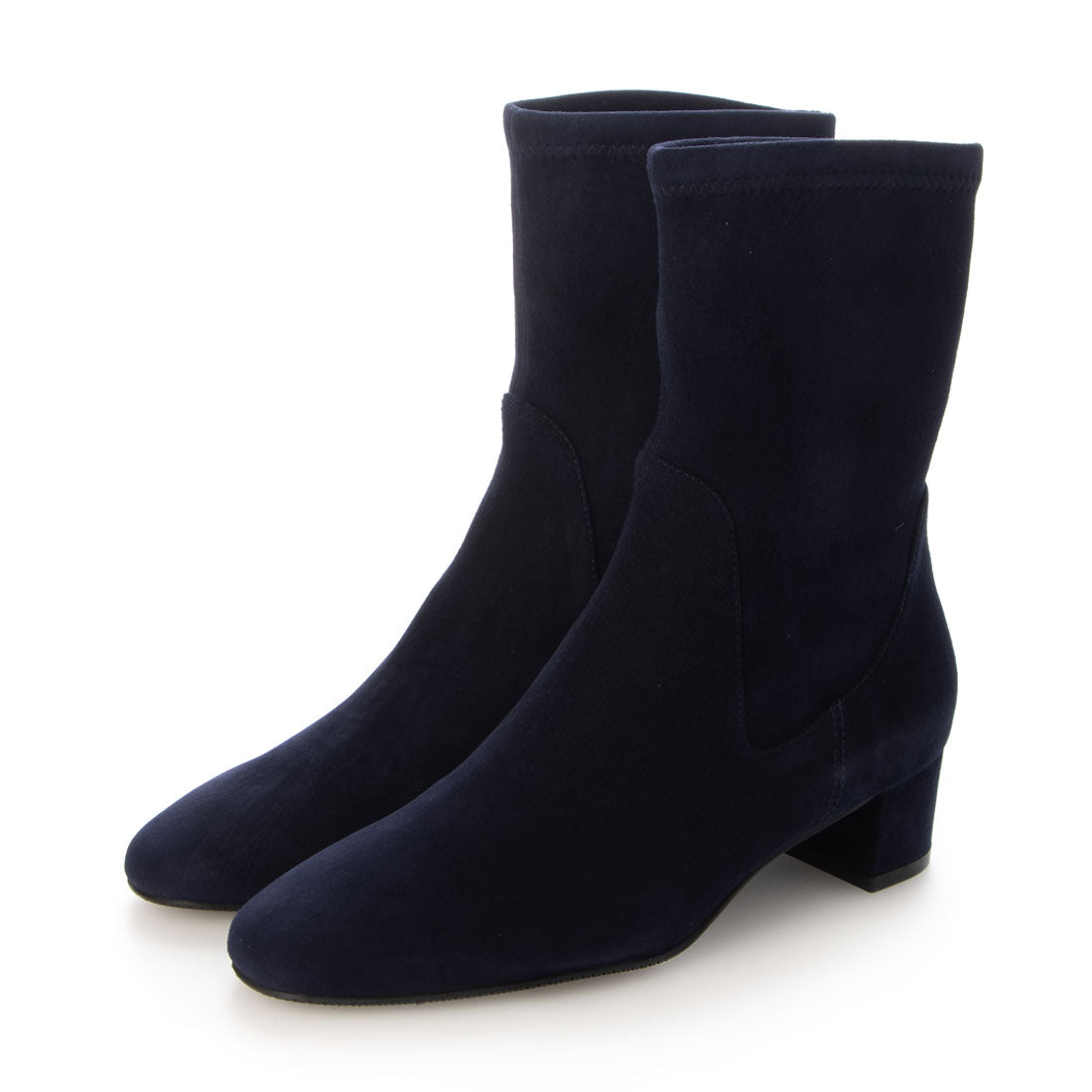 スチュアート ワイツマン STUART WEITZMAN ストレッチミドルブーツ,ブルー