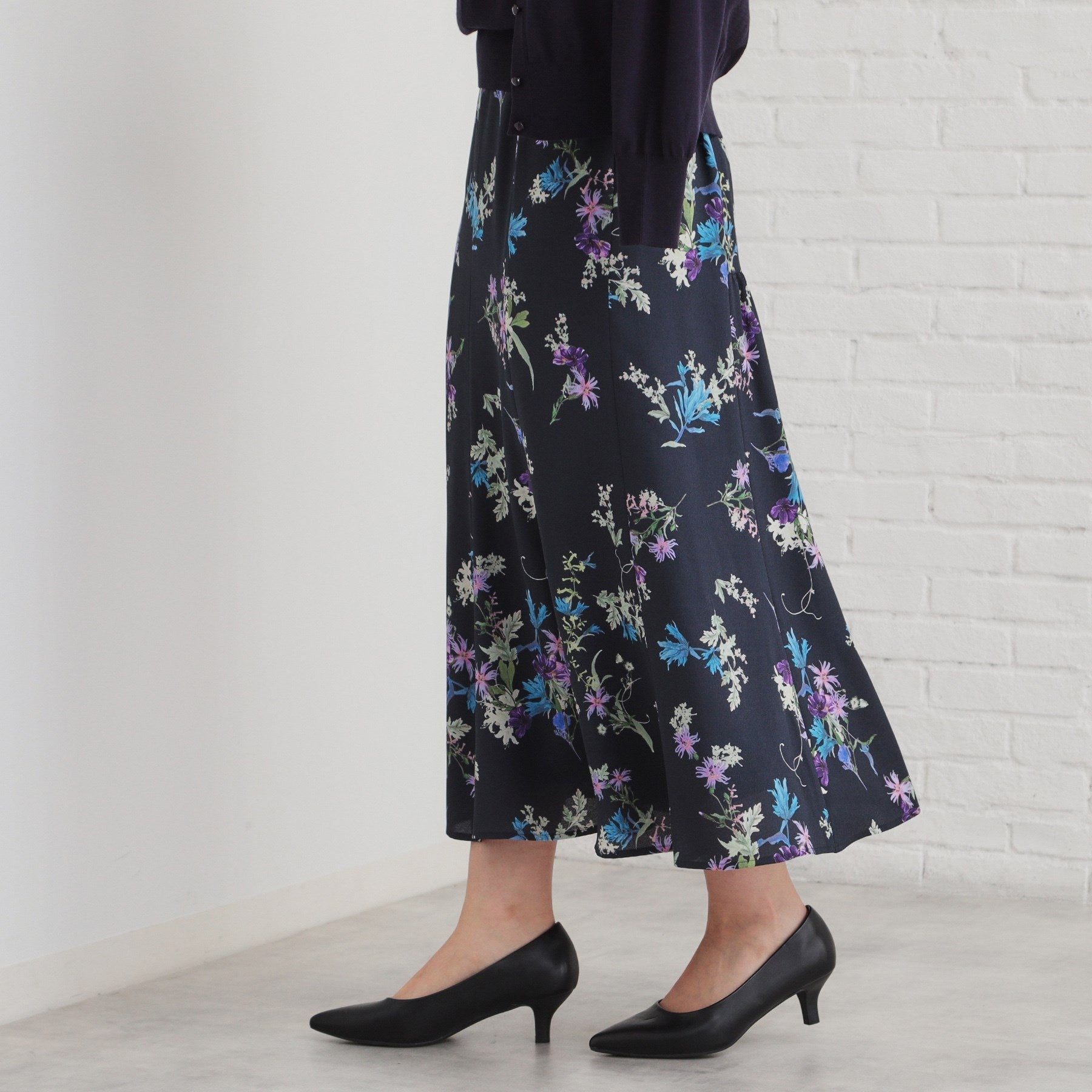 SunaUna 【Popular Series! / Oriental Print】 Mermaid Skirt