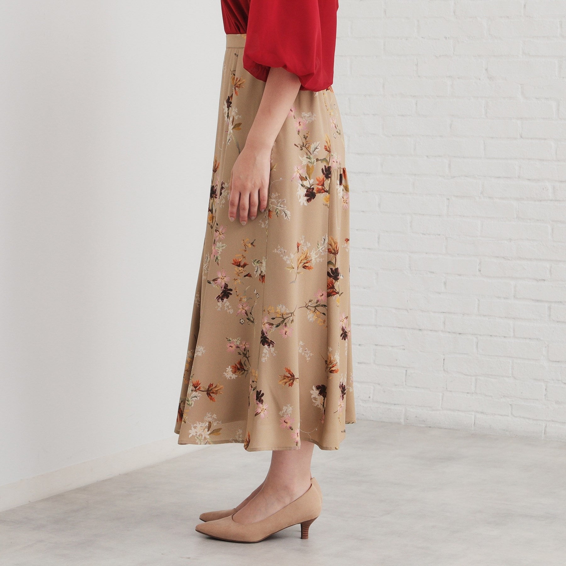SunaUna 【Popular Series! / Oriental Print】 Mermaid Skirt
