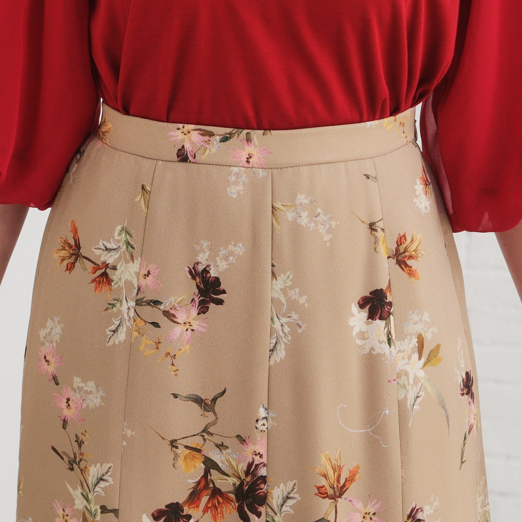 SunaUna 【Popular Series! / Oriental Print】 Mermaid Skirt