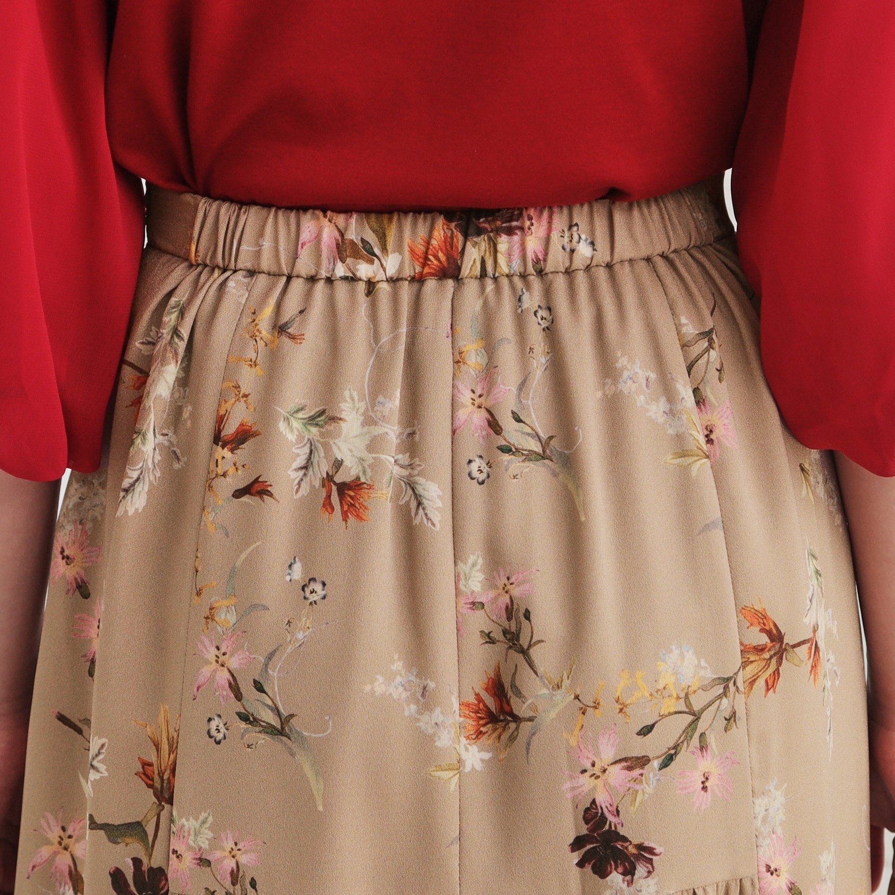 SunaUna 【Popular Series! / Oriental Print】 Mermaid Skirt