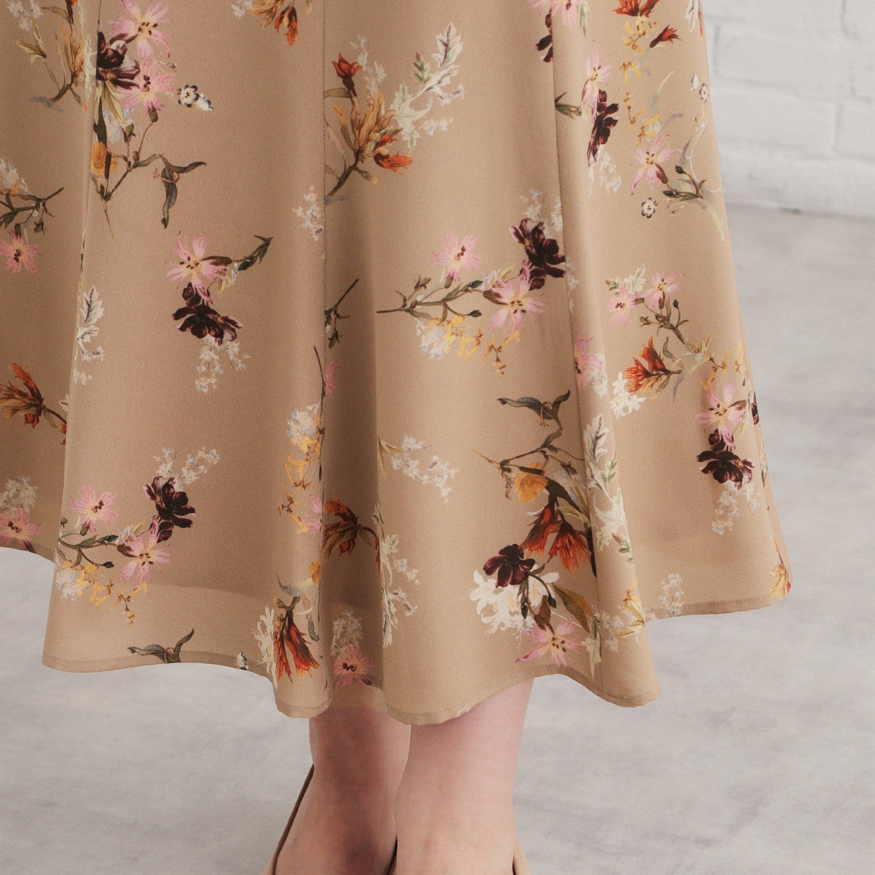 SunaUna 【Popular Series! / Oriental Print】 Mermaid Skirt