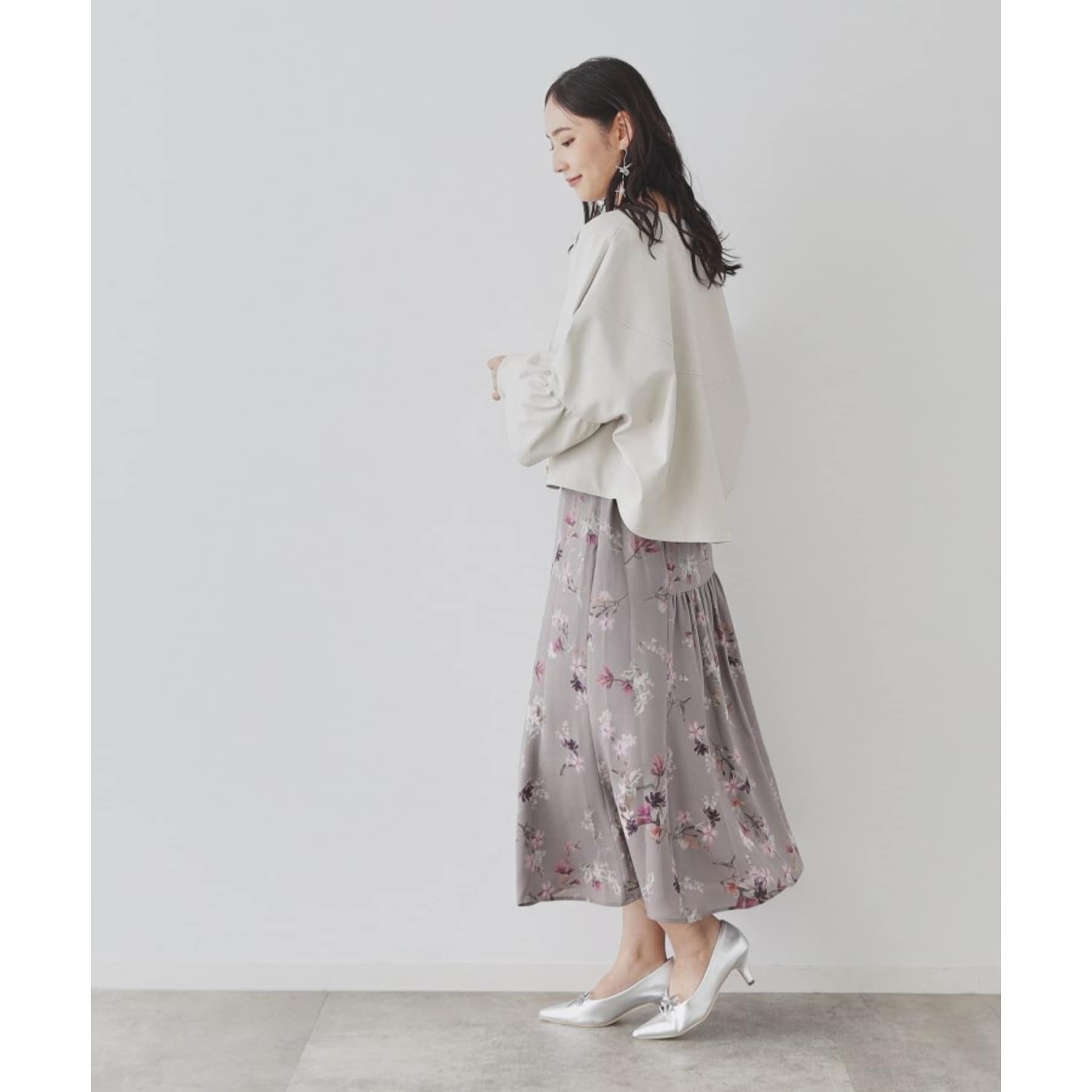 SunaUna 【Popular Series! / Oriental Print】 Mermaid Skirt