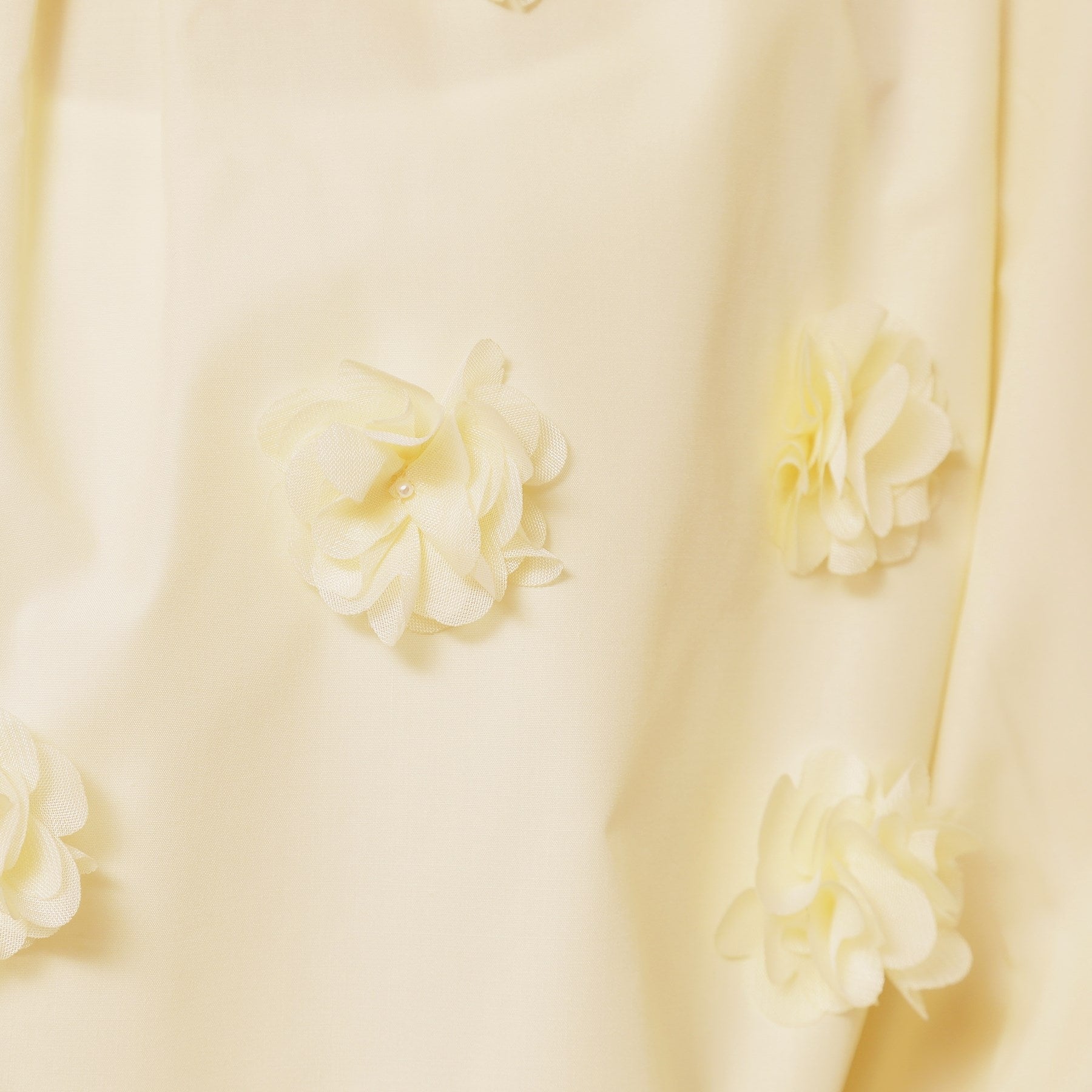 スーナウーナ SunaUna 【ハンドクラフト／フラワーモチーフ】パフスリーブブラウス （ピンク(071)） ピンク(071)