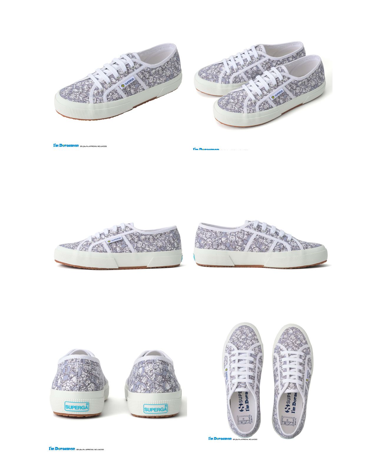 SUPERGA SUPERGA Unisex 3A4138EW 3A4138FW I'm Doraemon A01 A00