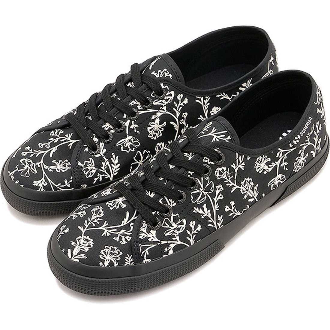 スペルガ SUPERGA 3750 BLOSSOM PRINT LEGGERA BK-SNOW-WHT（AAF） [5A21523W] （BK-SNOW-WHT（AAF）） BK-SNOW-WHT（AAF）