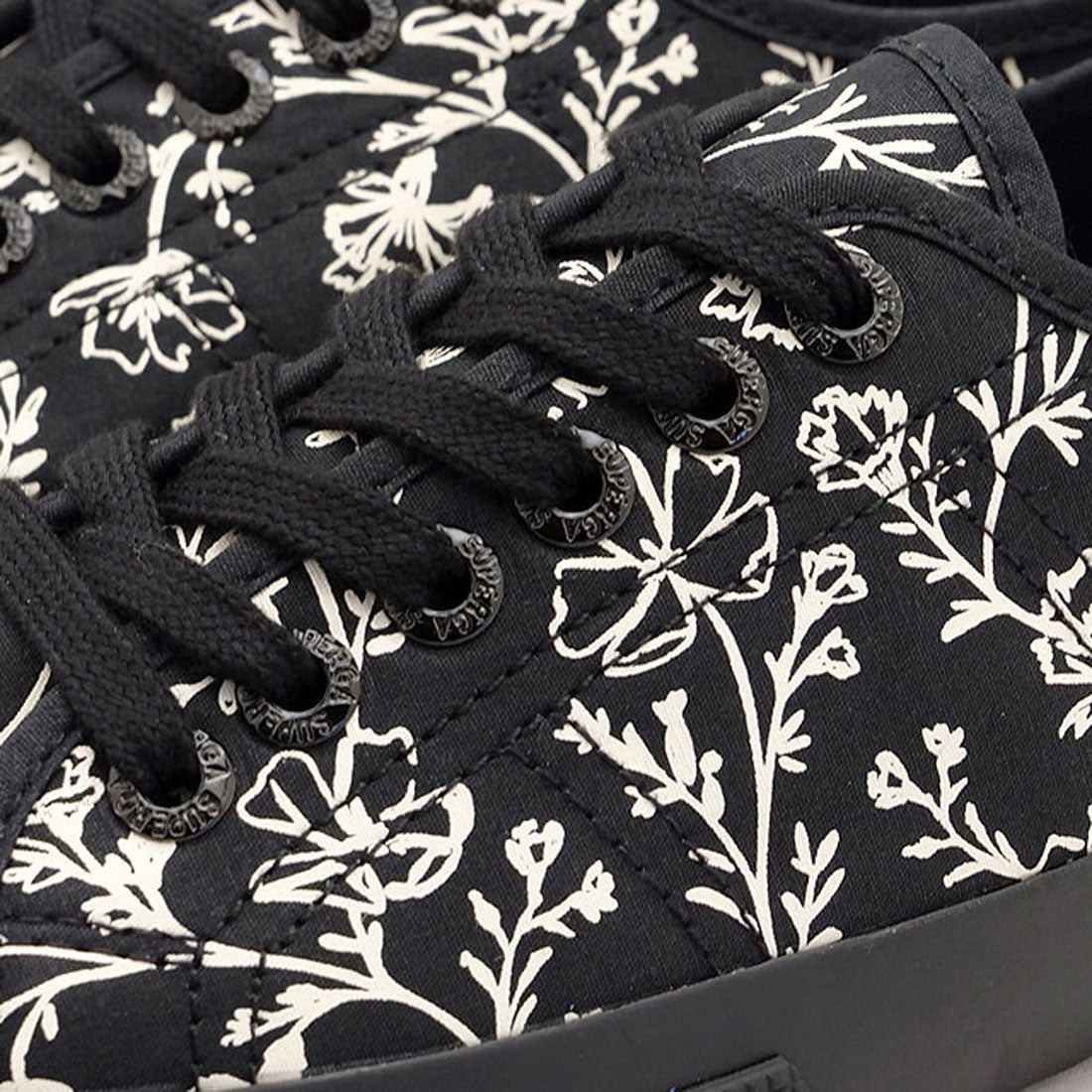 スペルガ SUPERGA 3750 BLOSSOM PRINT LEGGERA BK-SNOW-WHT（AAF） [5A21523W] （BK-SNOW-WHT（AAF）） BK-SNOW-WHT（AAF）