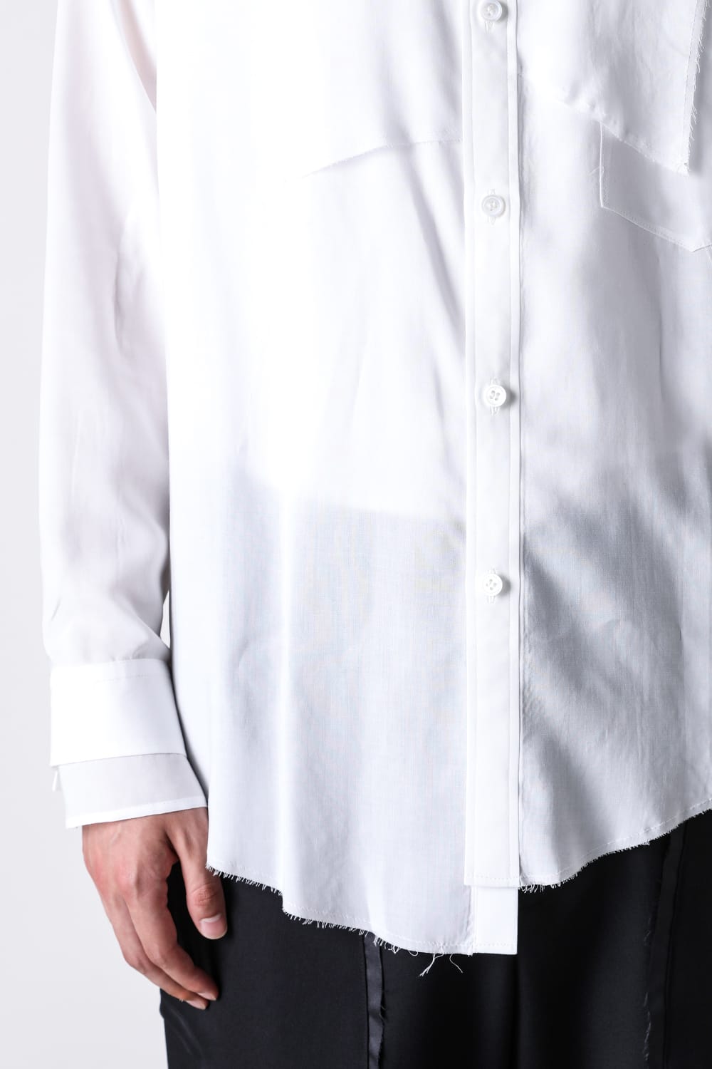 サルバム sulvam Tencel Besam Shirt （White） White