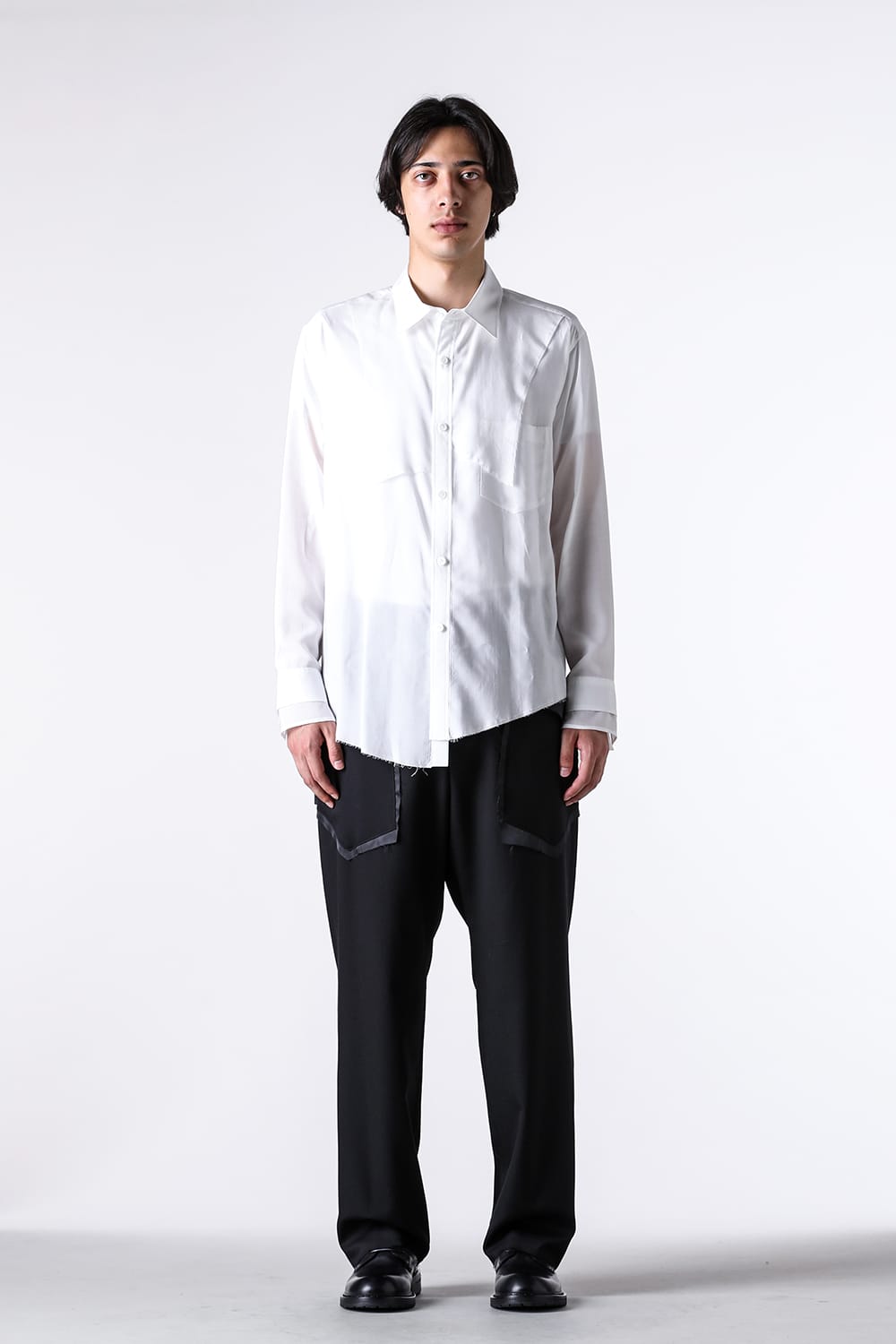 サルバム sulvam Tencel Besam Shirt （White） White