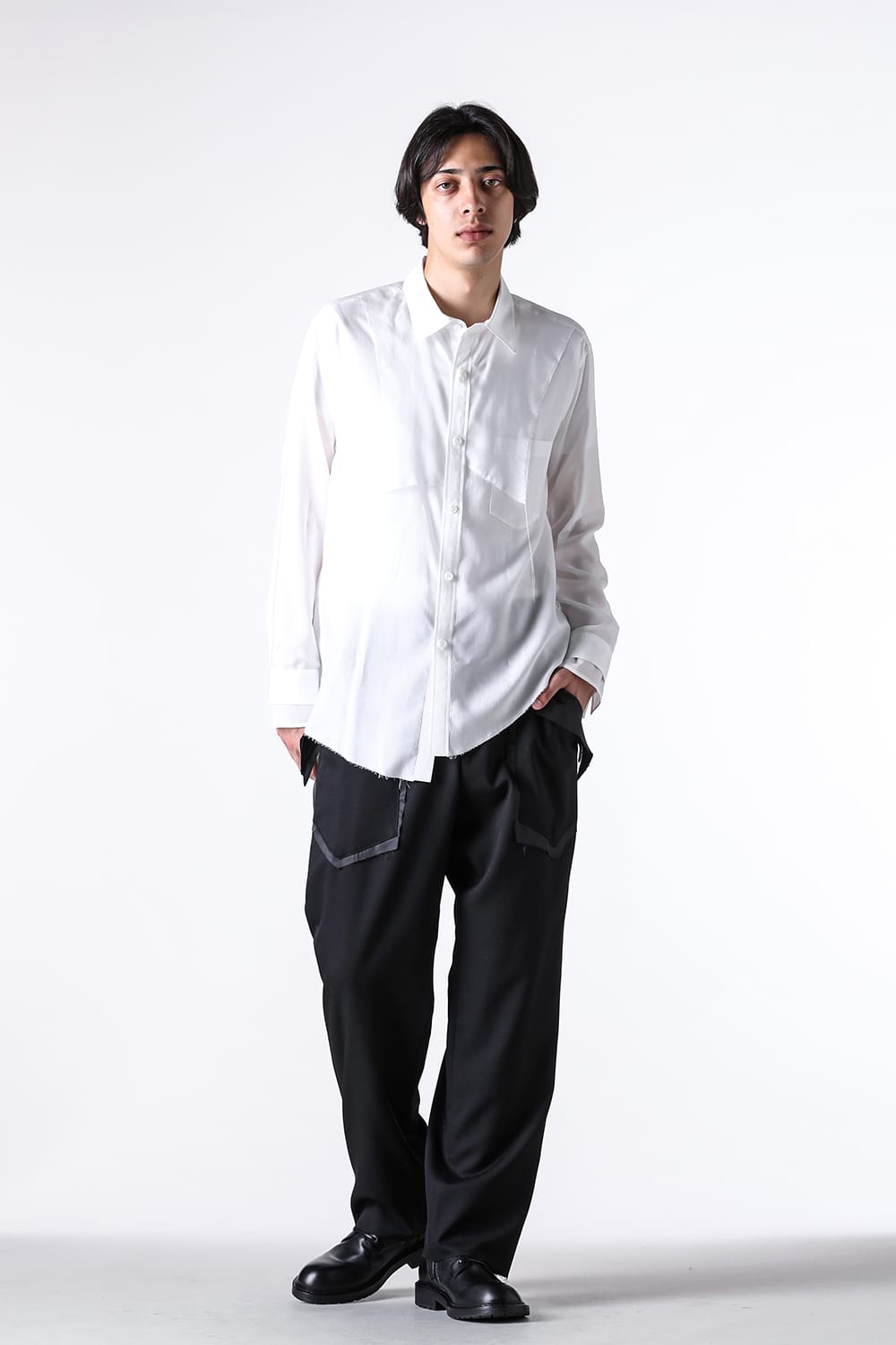 サルバム sulvam Tencel Besam Shirt （White） White